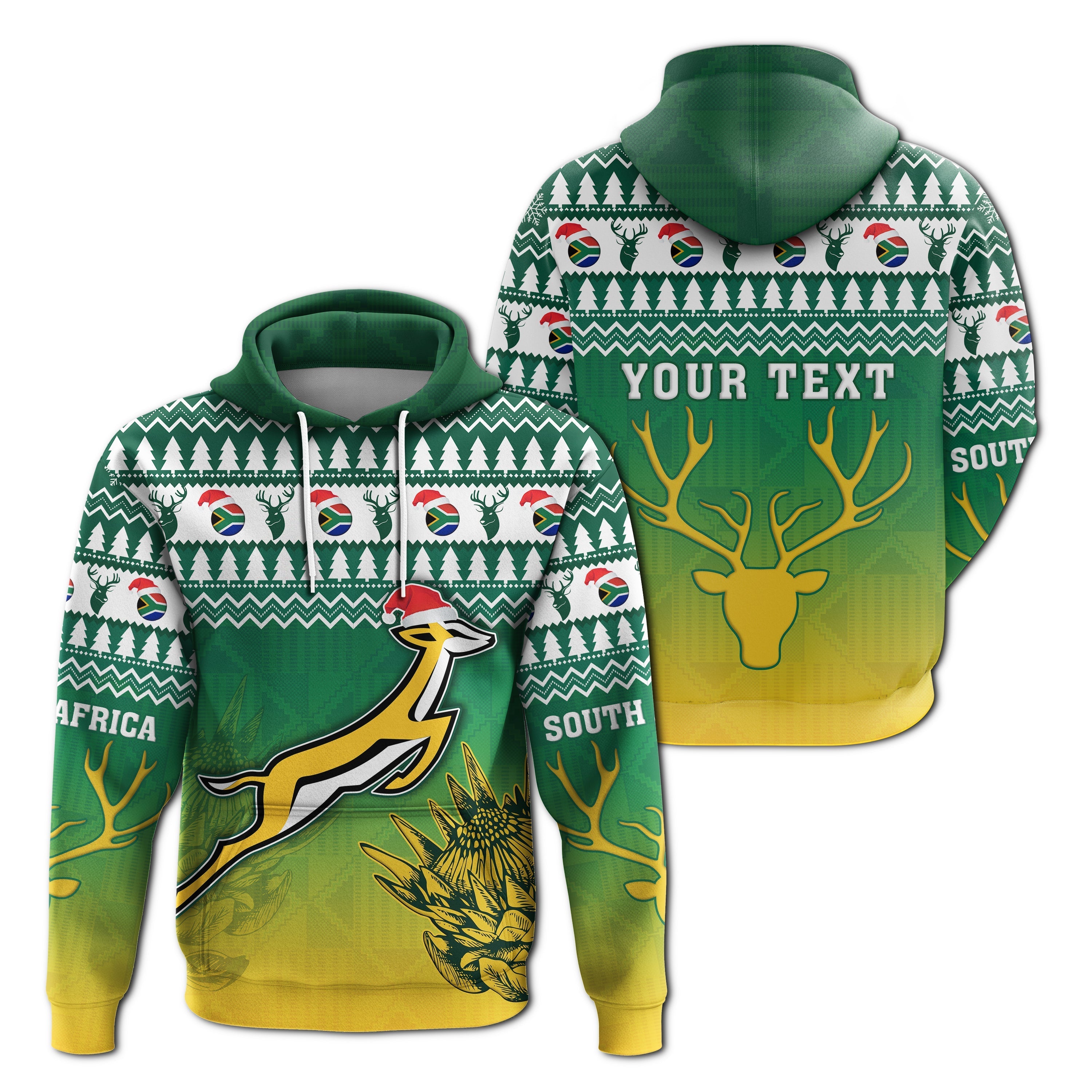 custom-personalised-south-africa-rugby-christmas-hoodie-proud-springboks