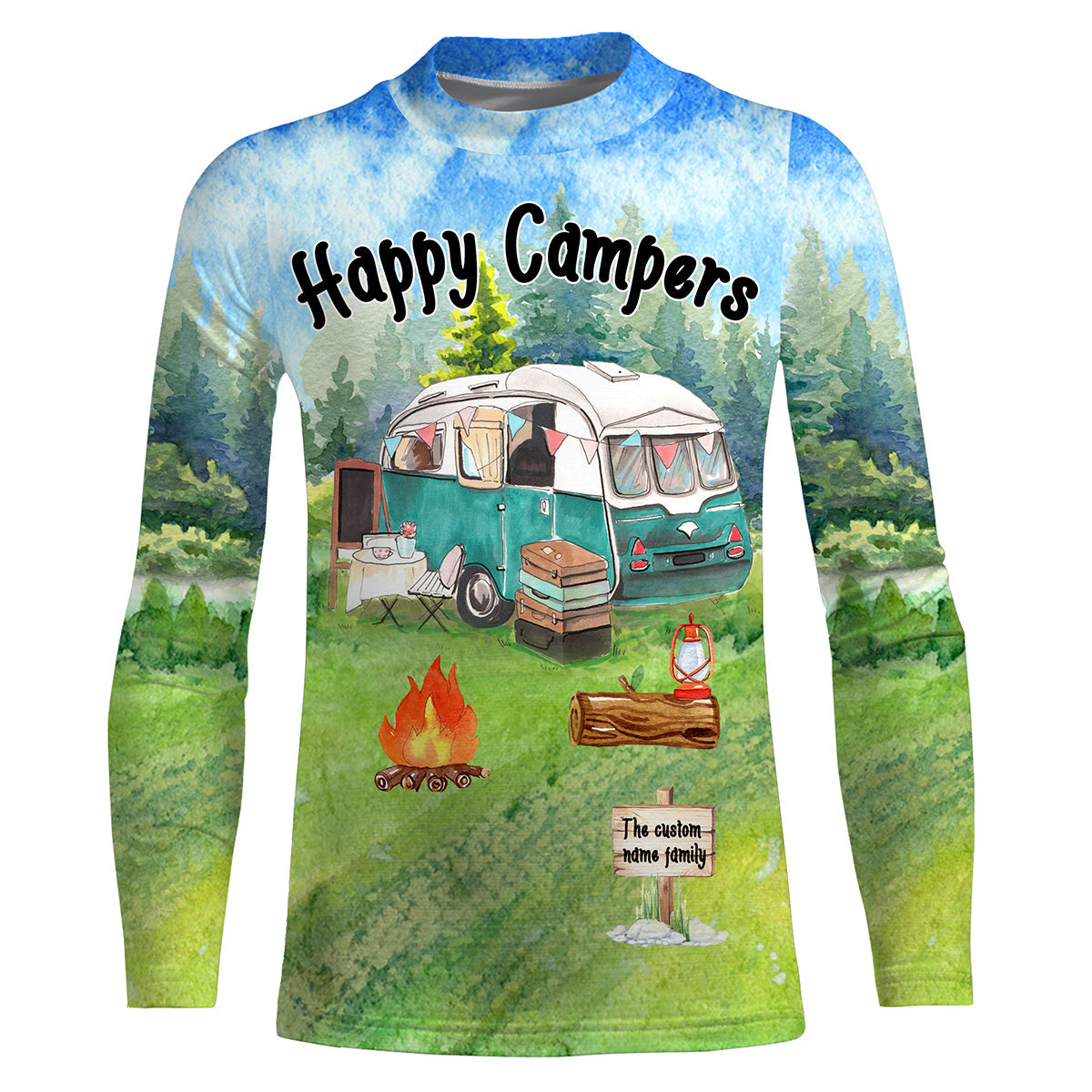 happy-camper-camping-shirt-personalized-custom-family-name-fishing-long-sleeve-shirts