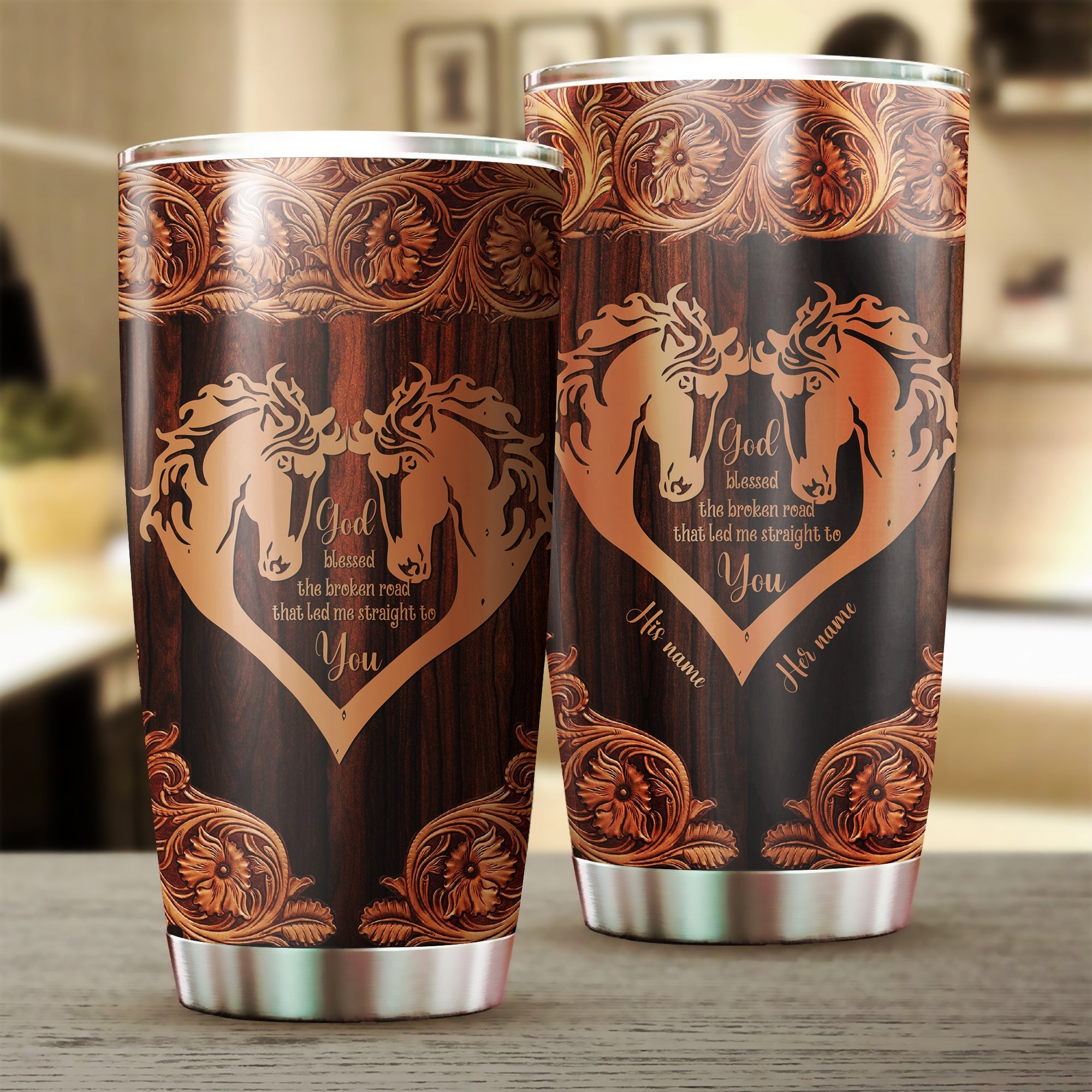1pc-god-blessed-the-broken-road-that-led-me-straight-to-you-stainless-steel-tumbler-cup-custom-horse-gifts-valentines-gifts-fishing-tumbler