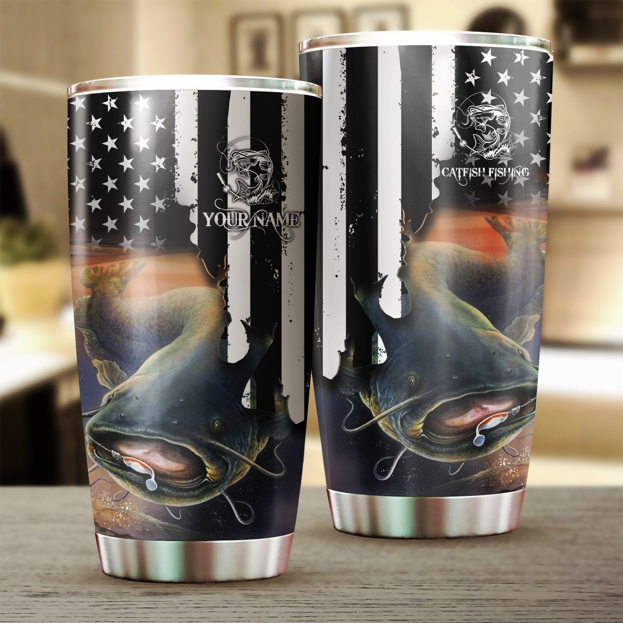 1pc-american-flag-catfish-fishing-patriotic-customize-name-stainless-steel-tumbler-cup-fishing-gift-for-fishing-lovers-fishing-tumbler