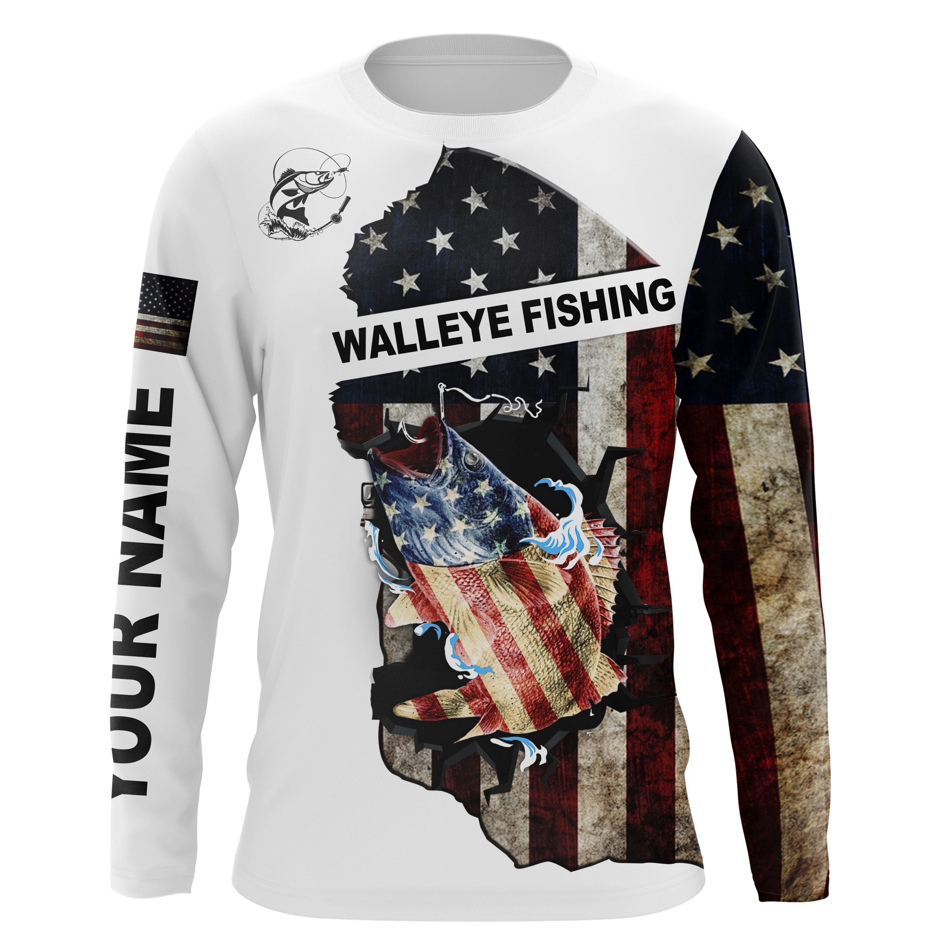 american-flag-walleye-patriotic-fishing-uv-long-sleeve-shirts-custom-name-upf-30-fishing-apparel-for-men-women-and-kid-fishing-long-sleeve-shirts