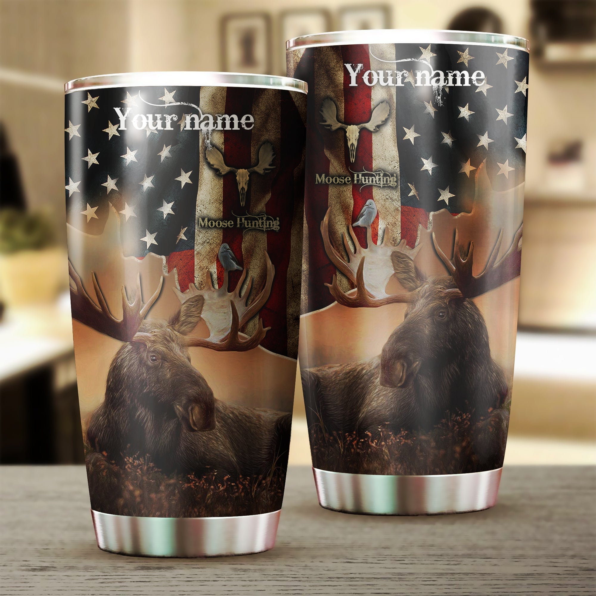 1pc-moose-hunting-american-flag-custom-name-stainless-steel-tumbler-cup-personalized-hunting-gifts-fishing-tumbler