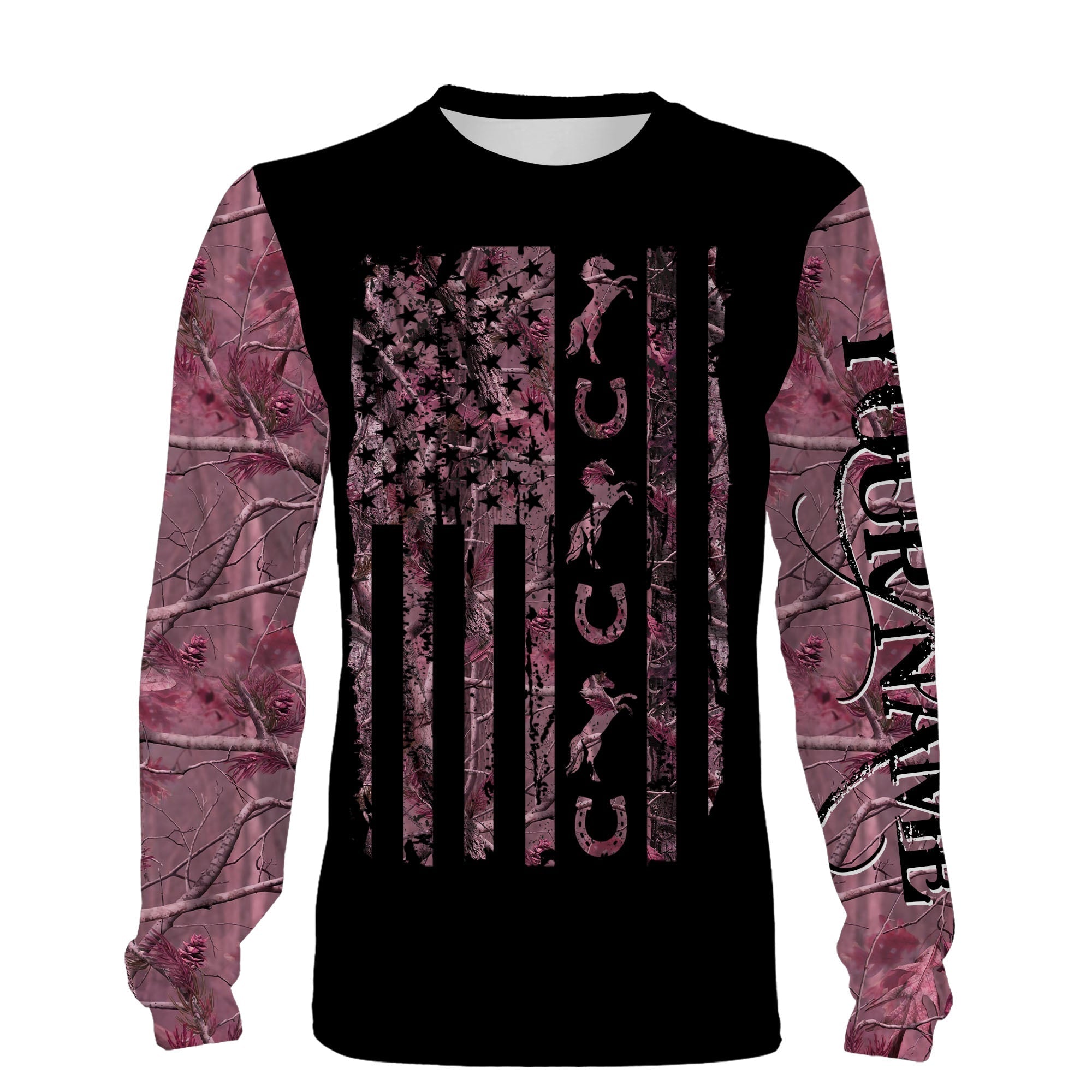 american-flag-horse-in-pink-love-horse-custom-name-3d-full-printing-shirt-horse-lovers-gifts-fishing-long-sleeve-shirts