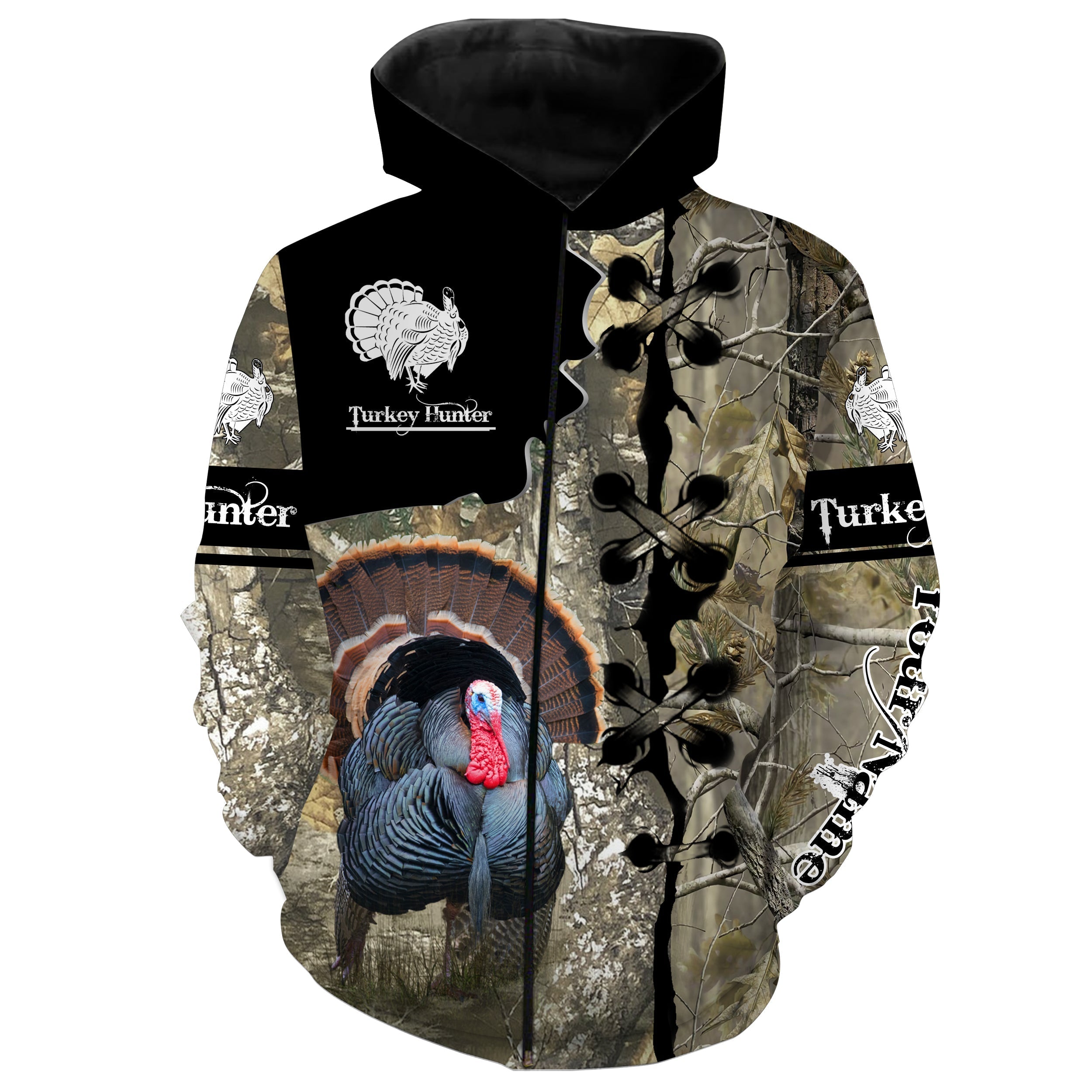 turkey-hunting-camo-custom-name-3d-all-over-print-shirts-hoodie-personalized-hunting-gifts-fishing-hoodie