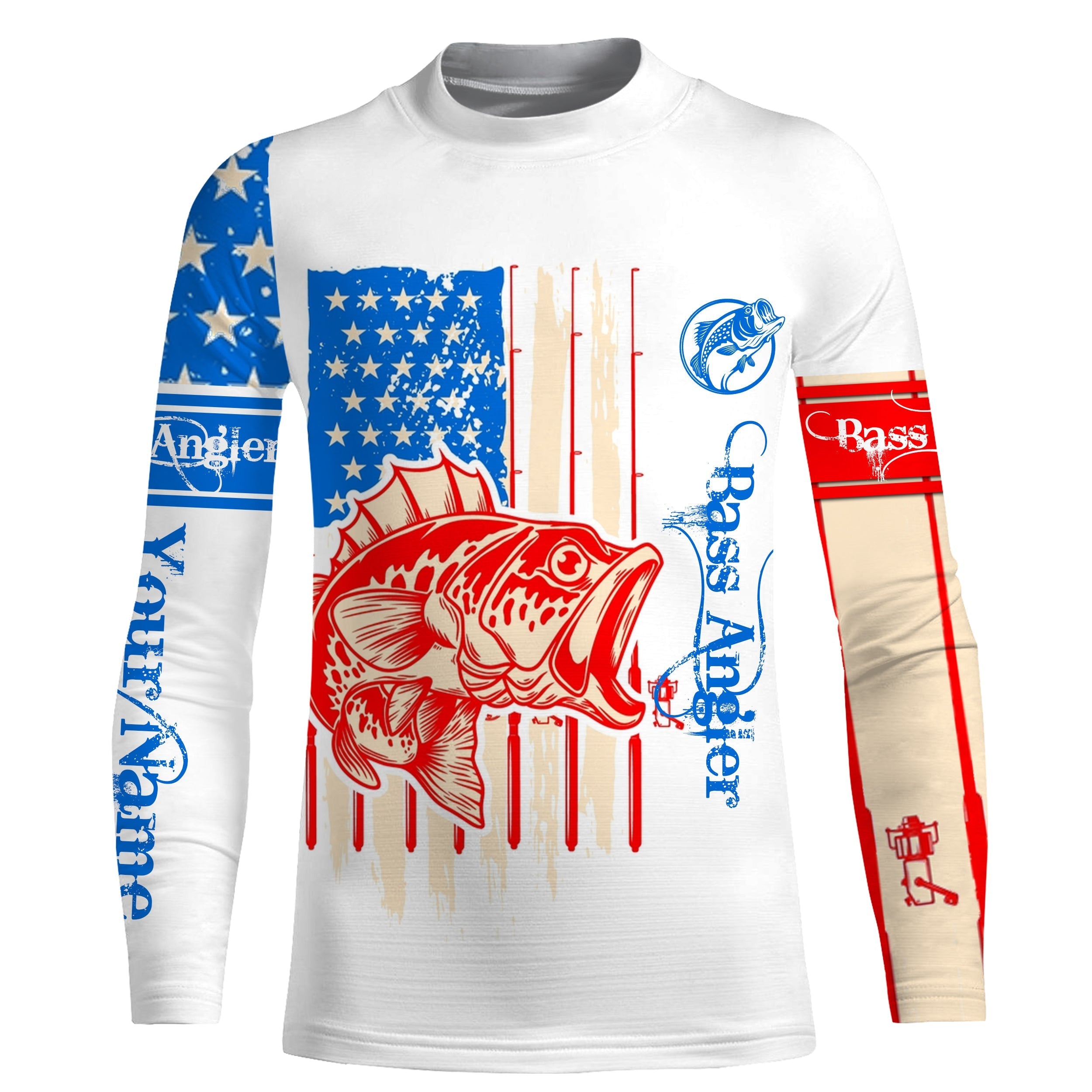 american-flag-with-bass-fish-custom-name-uv-protection-fishing-shirt-fishing-tournament-long-sleeve-personalized-fishing-gifts-fishing-long-sleeve-shirts