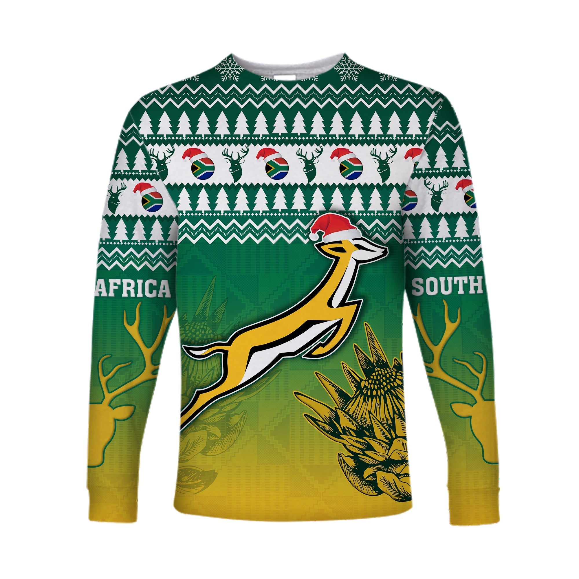custom-personalised-south-africa-rugby-christmas-long-sleeve-shirt-proud-springboks-lt13