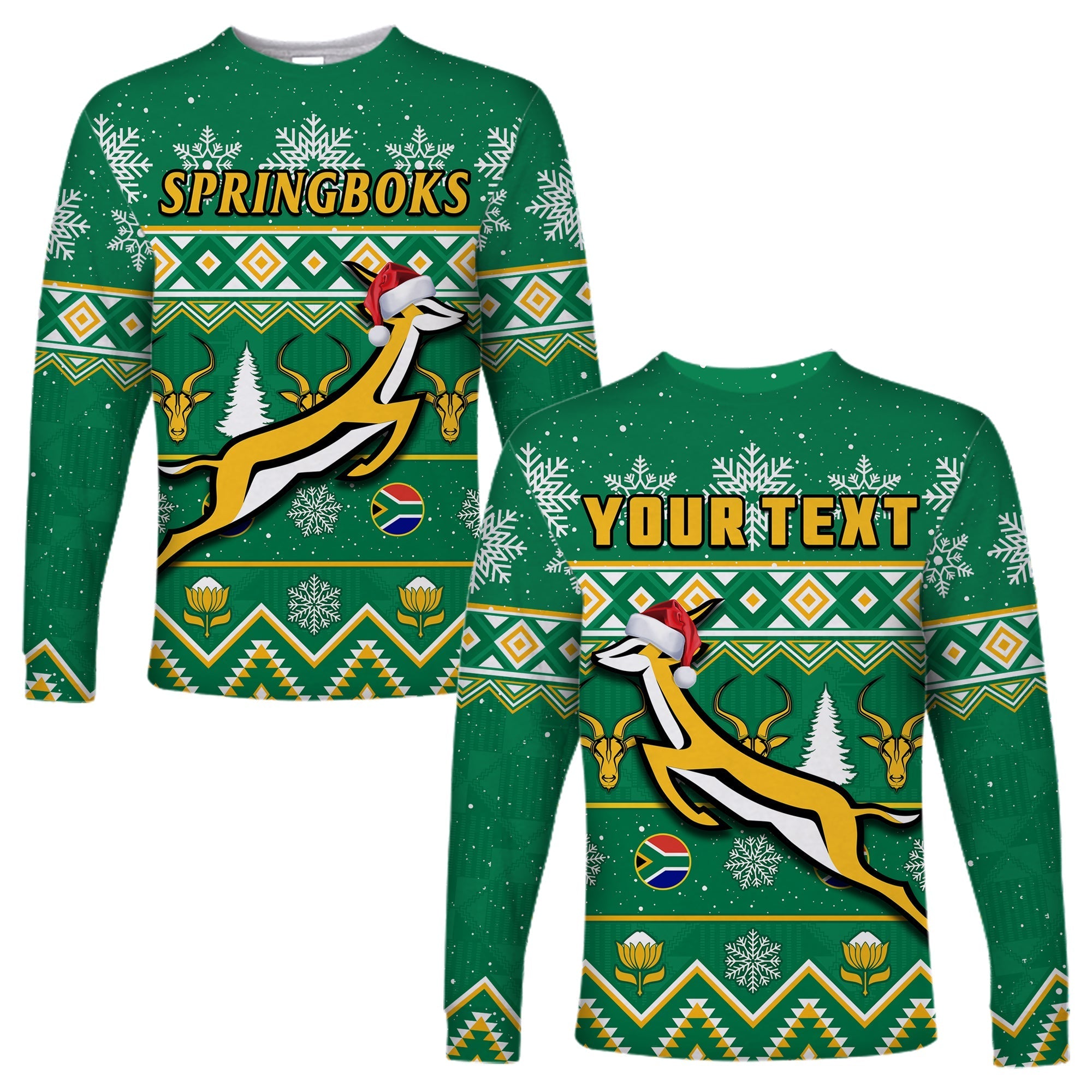 custom-personalised-south-africa-rugby-christmas-long-sleeve-shirt-springboks-geseende-kersfees