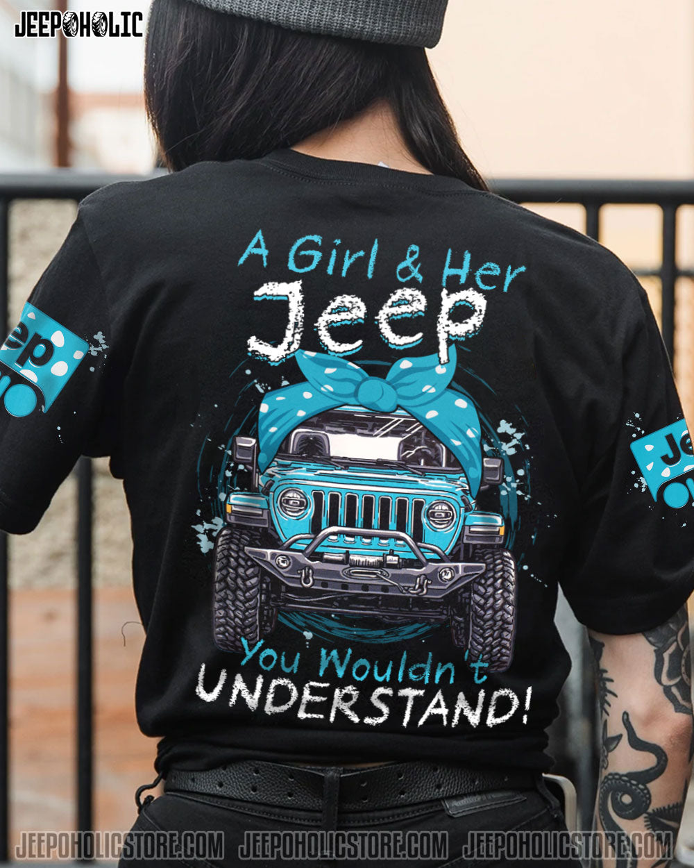 A Girl And Her Jeep You Wouldn't Understand All Over Print