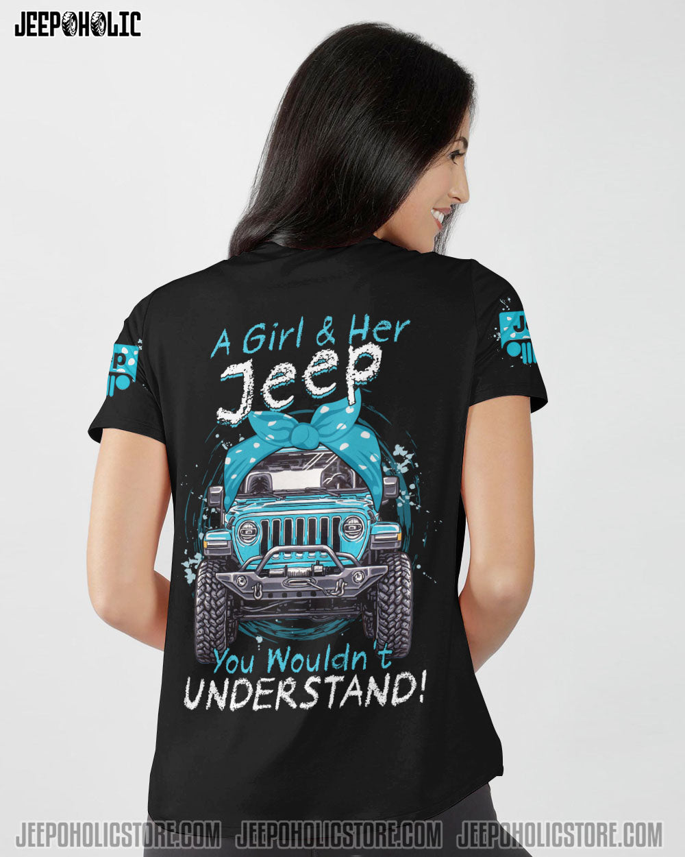 A Girl And Her Jeep You Wouldn't Understand All Over Print