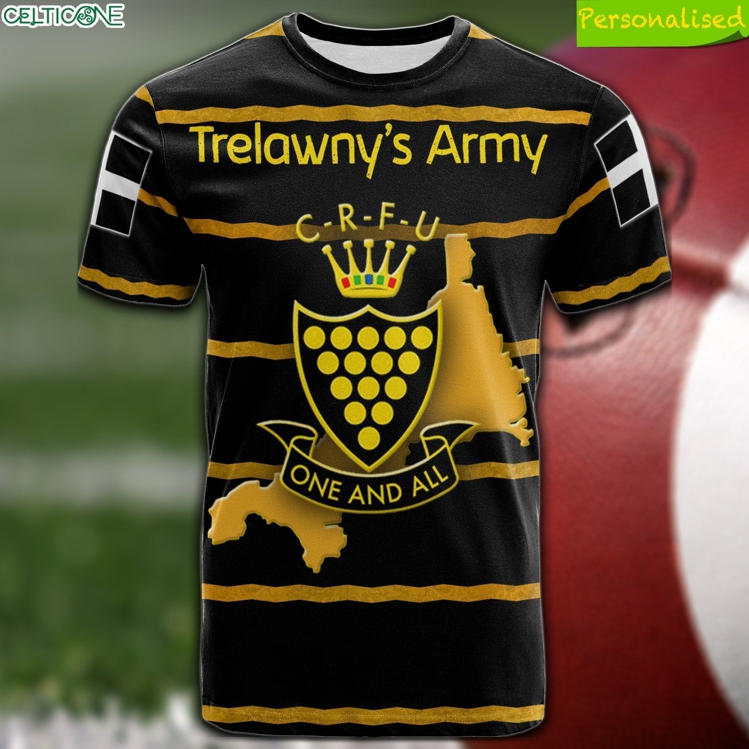 custom-text-cornwall-personalised-rugby-t-shirt-trelawnys-army-cornwall-map-special-edition