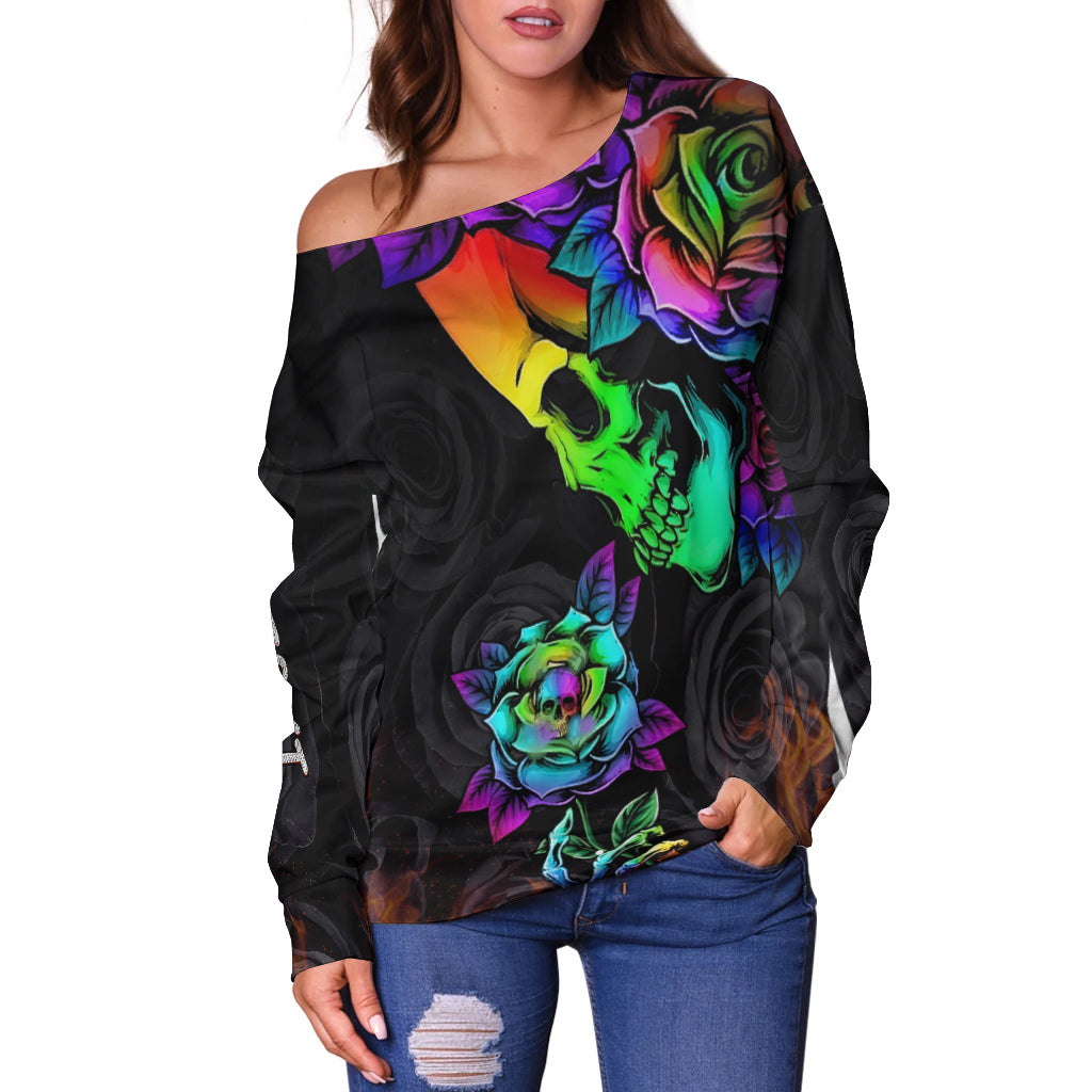 custom-personalised-beautiful-sugar-skull-off-shoulder-sweater-dark-night-black-roses