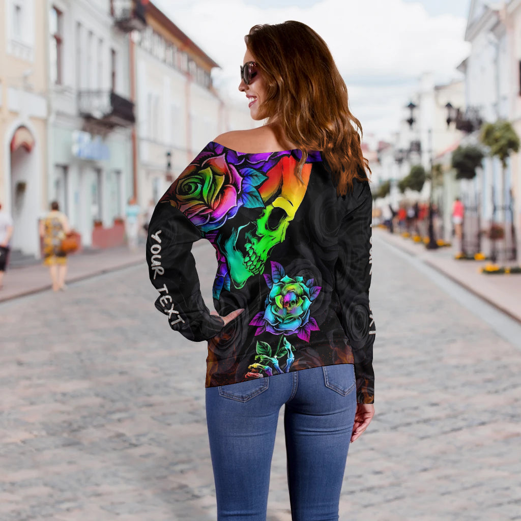 custom-personalised-beautiful-sugar-skull-off-shoulder-sweater-dark-night-black-roses