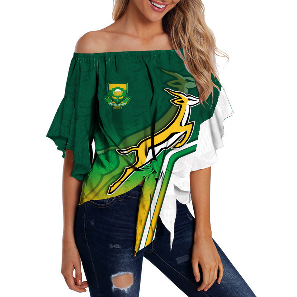 custom-personalised-south-africa-rugby-off-shoulder-waist-wrap-top-protea-flower-springboks-go-bokke
