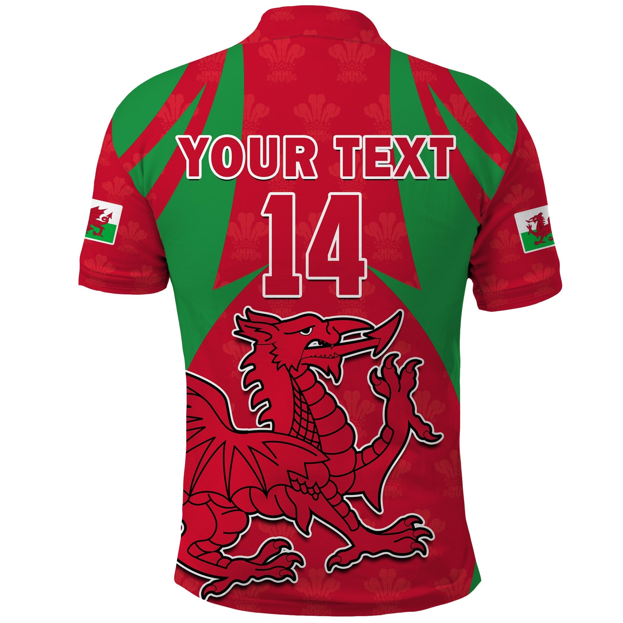 custom-text-and-number-wales-rugby-polo-shirt-the-dragons-national-team-come-on-cymru