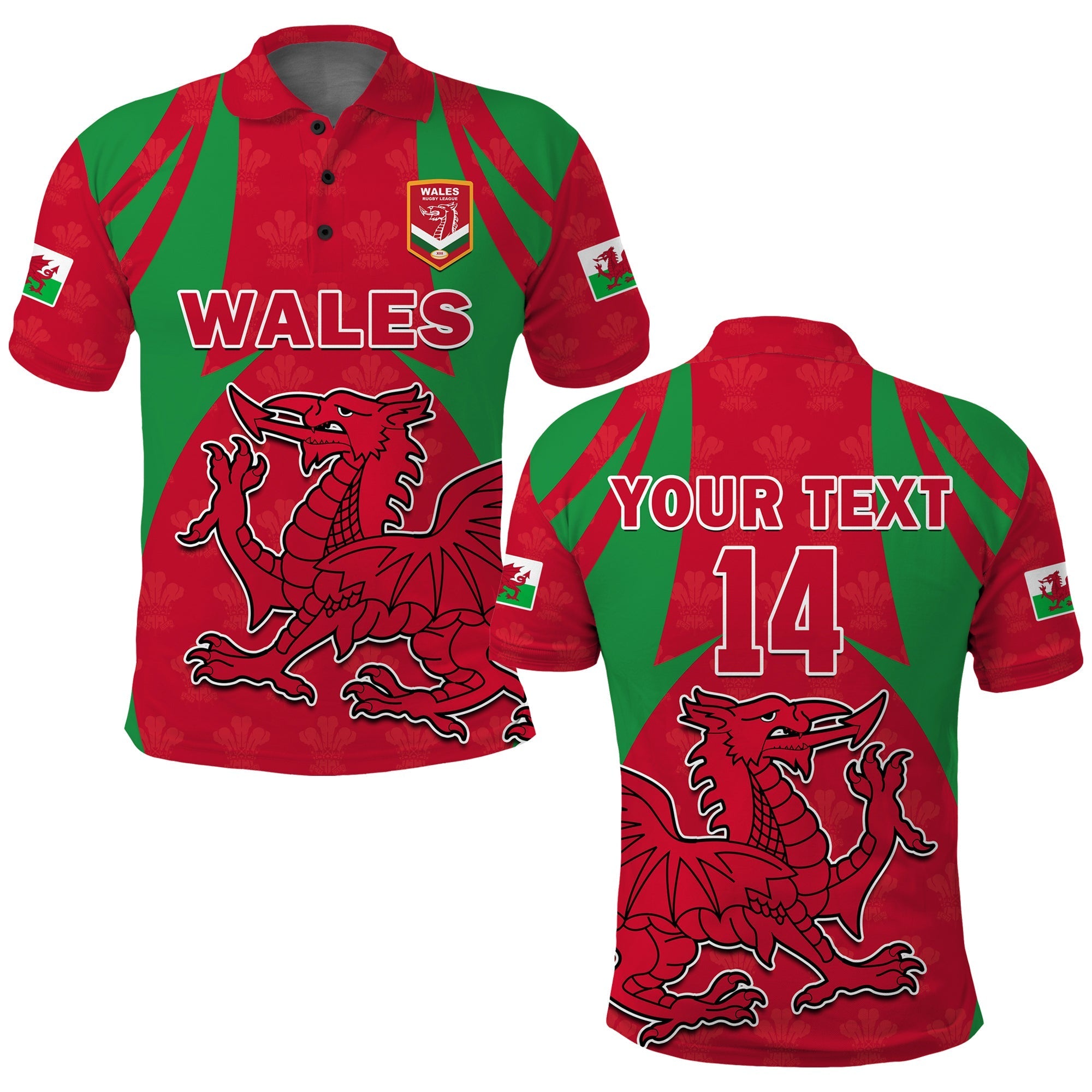 custom-text-and-number-wales-rugby-polo-shirt-the-dragons-national-team-come-on-cymru