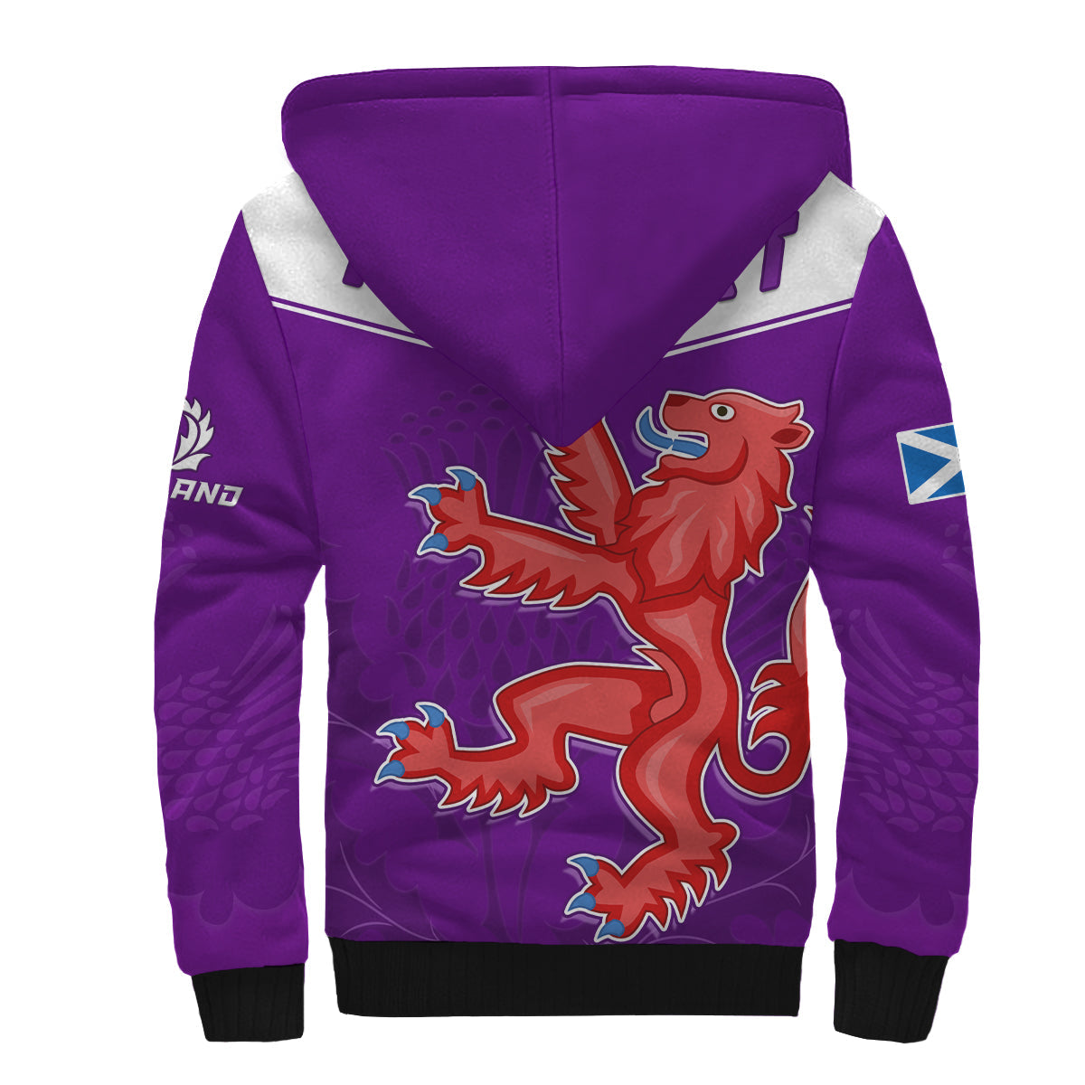 custom-personalised-scottish-rugby-sherpa-hoodie-map-of-scotland-thistle-purple-version