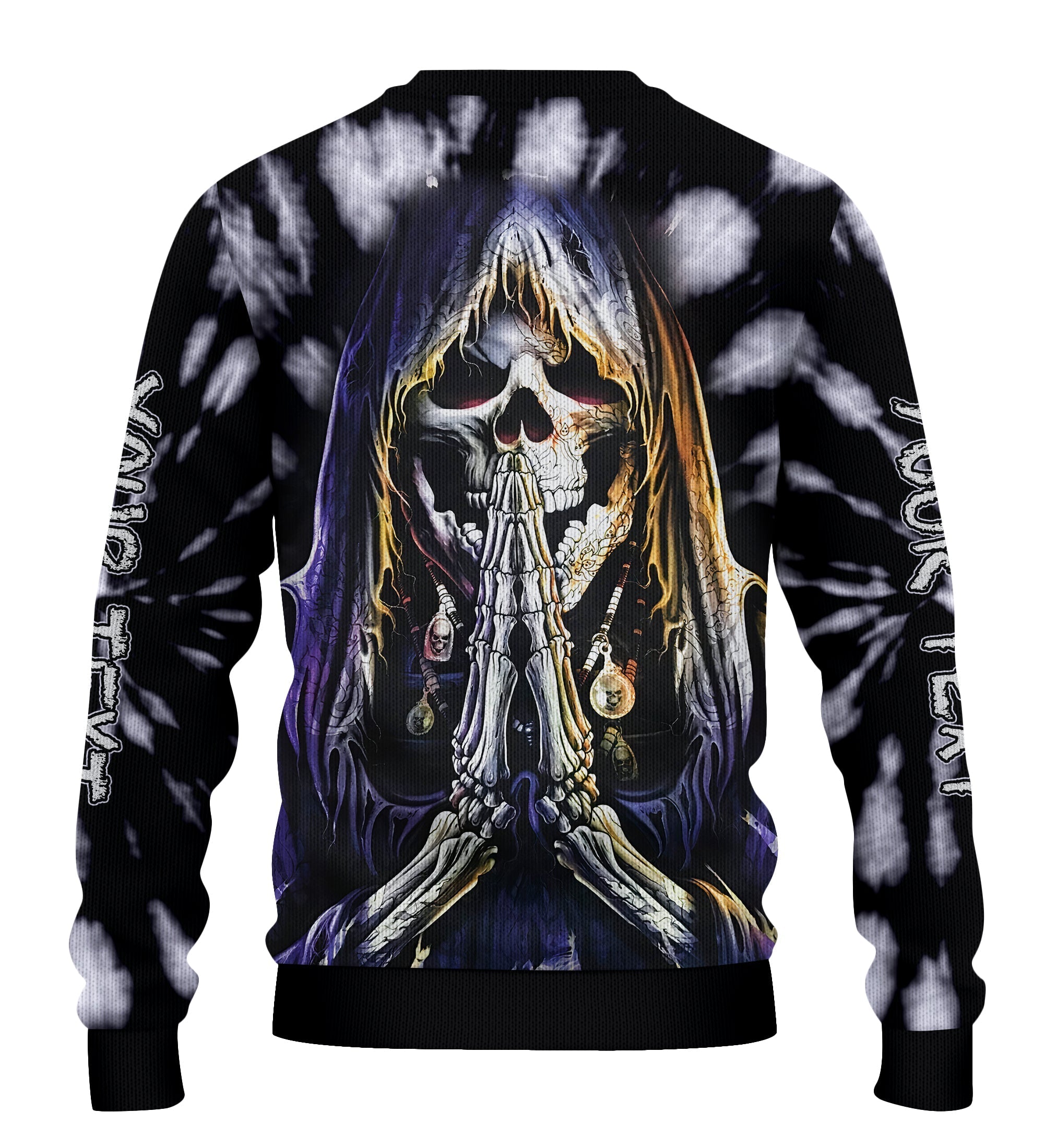 custom-personalised-tie-dye-black-sweater-grim-reaper