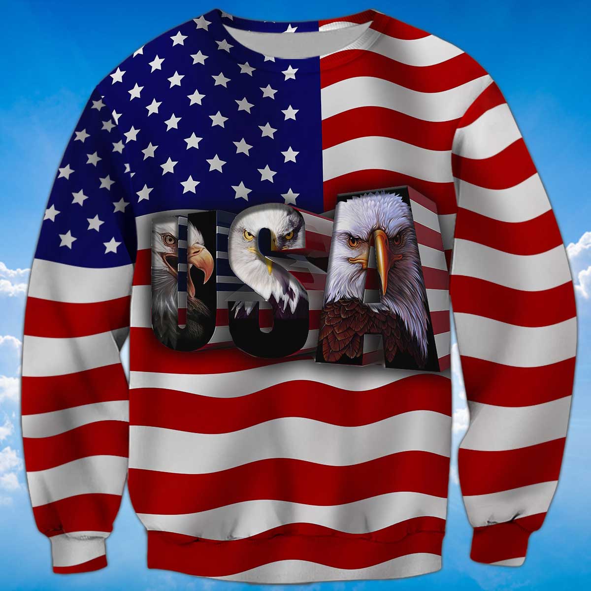 eagle-american-flag-sweatshirt