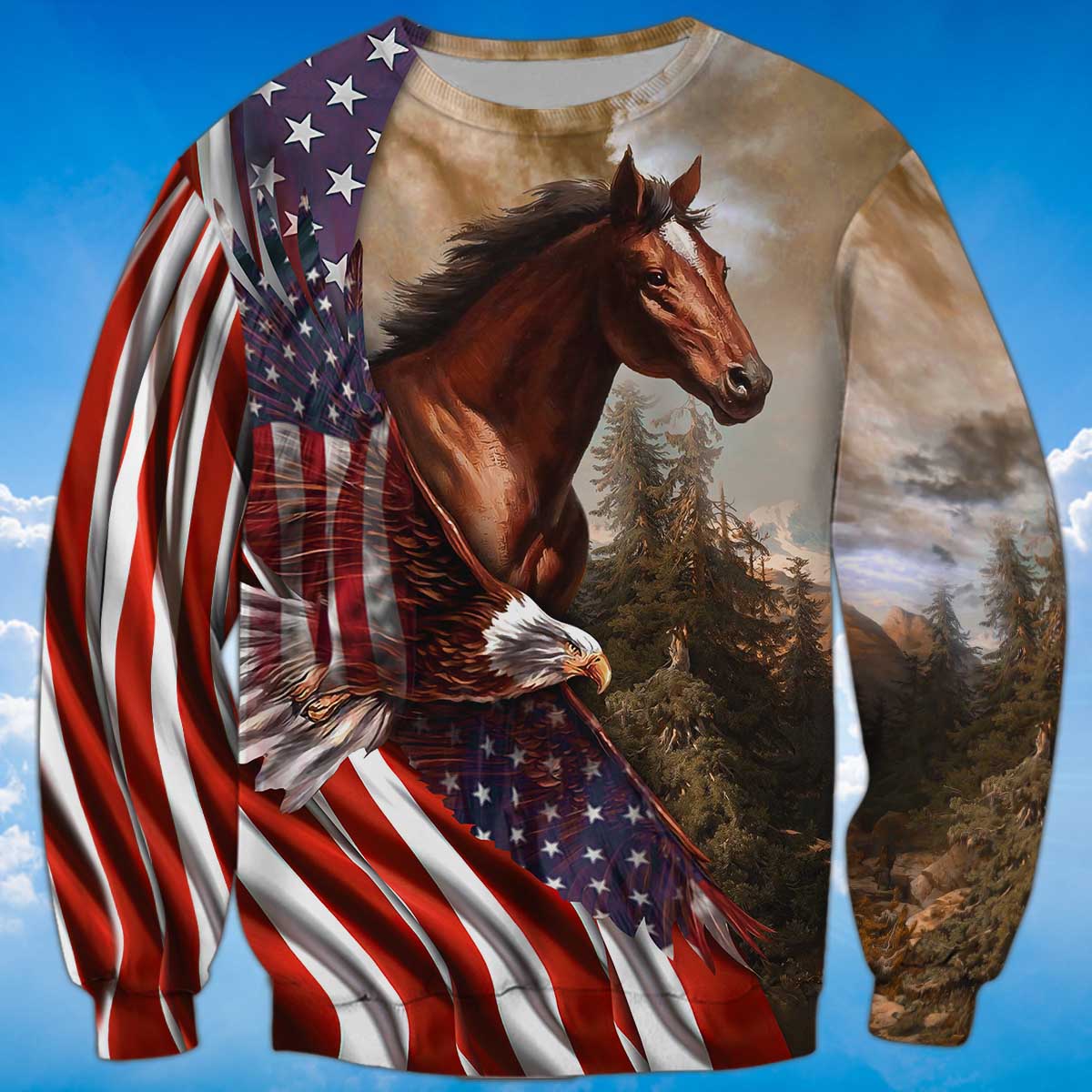 american-flag-sweatshirt-eagle-with-horse-sweatshirt