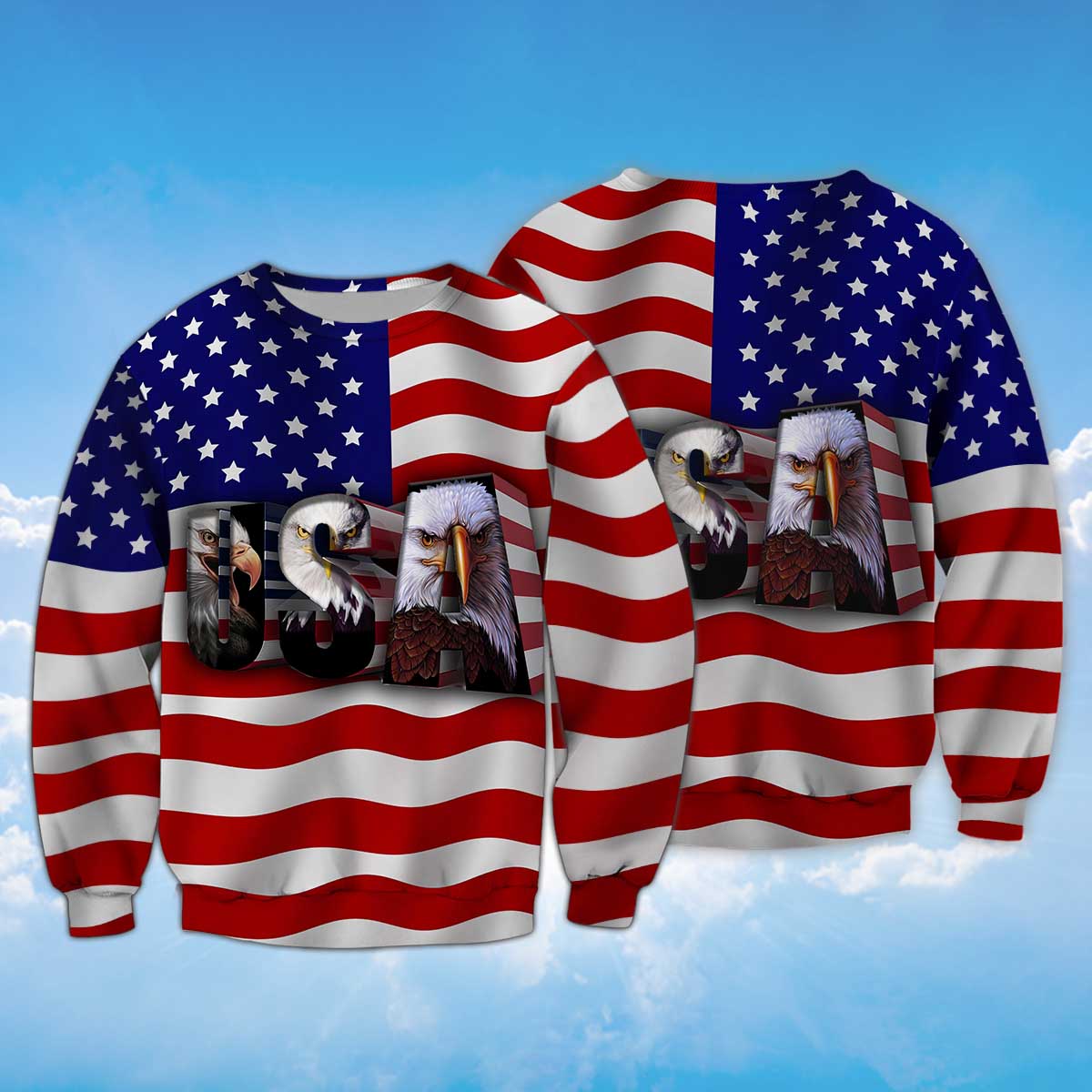 eagle-american-flag-sweatshirt