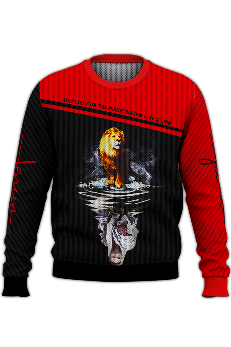 hes-living-on-the-inside-roaring-like-a-lion-sweater