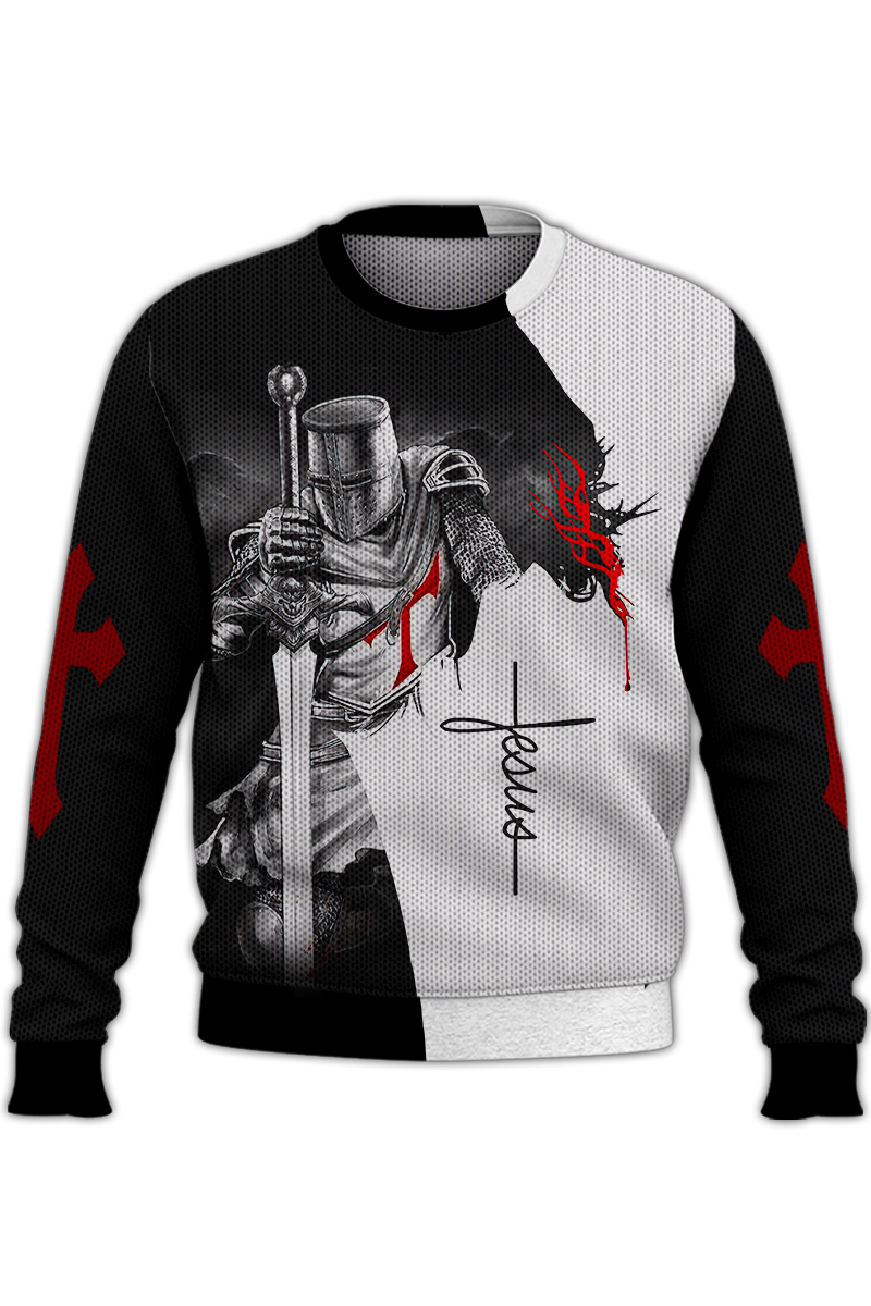 a-child-of-god-a-man-of-faith-knight-templar-jesus-sweater