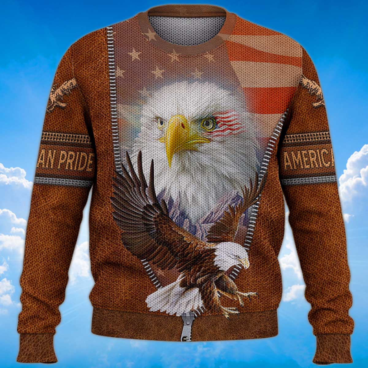 eagle-american-leather-pattern-sweater-eagle-lover-sweater