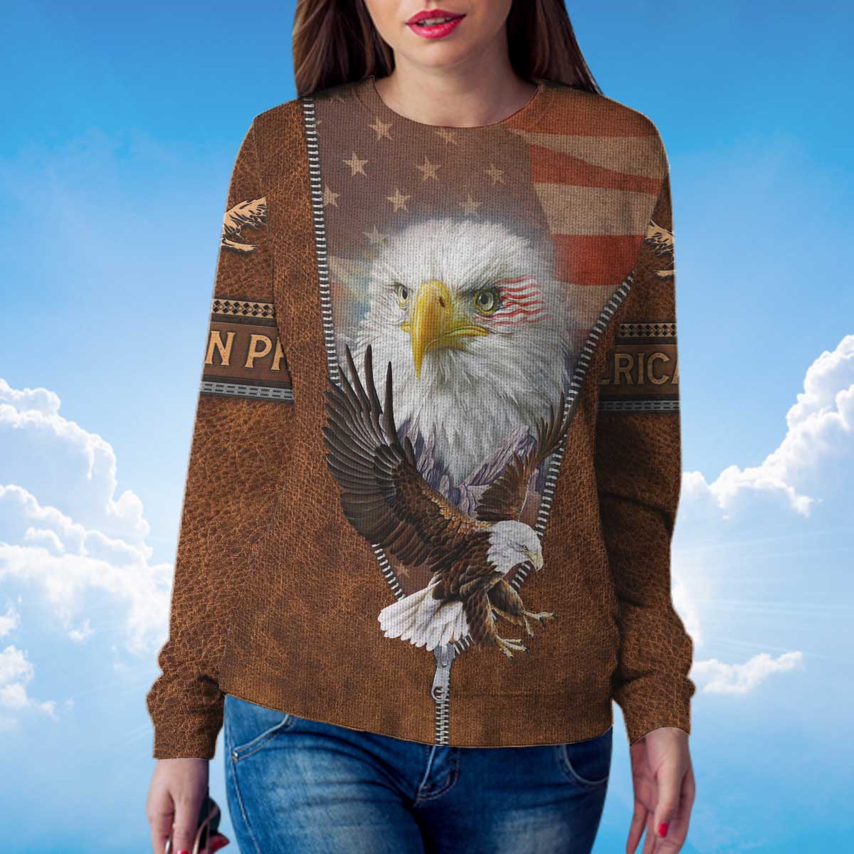 eagle-american-leather-pattern-sweater-eagle-lover-sweater
