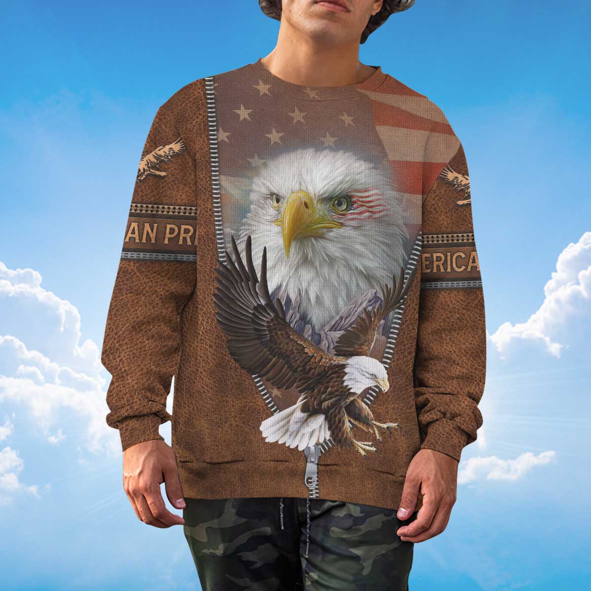 eagle-american-leather-pattern-sweater-eagle-lover-sweater