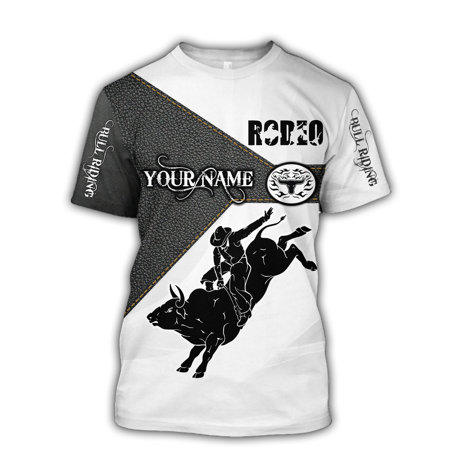 Personalized Name Bull Riding Hoodie - Bull Riding Apparel Rodeo Black ...