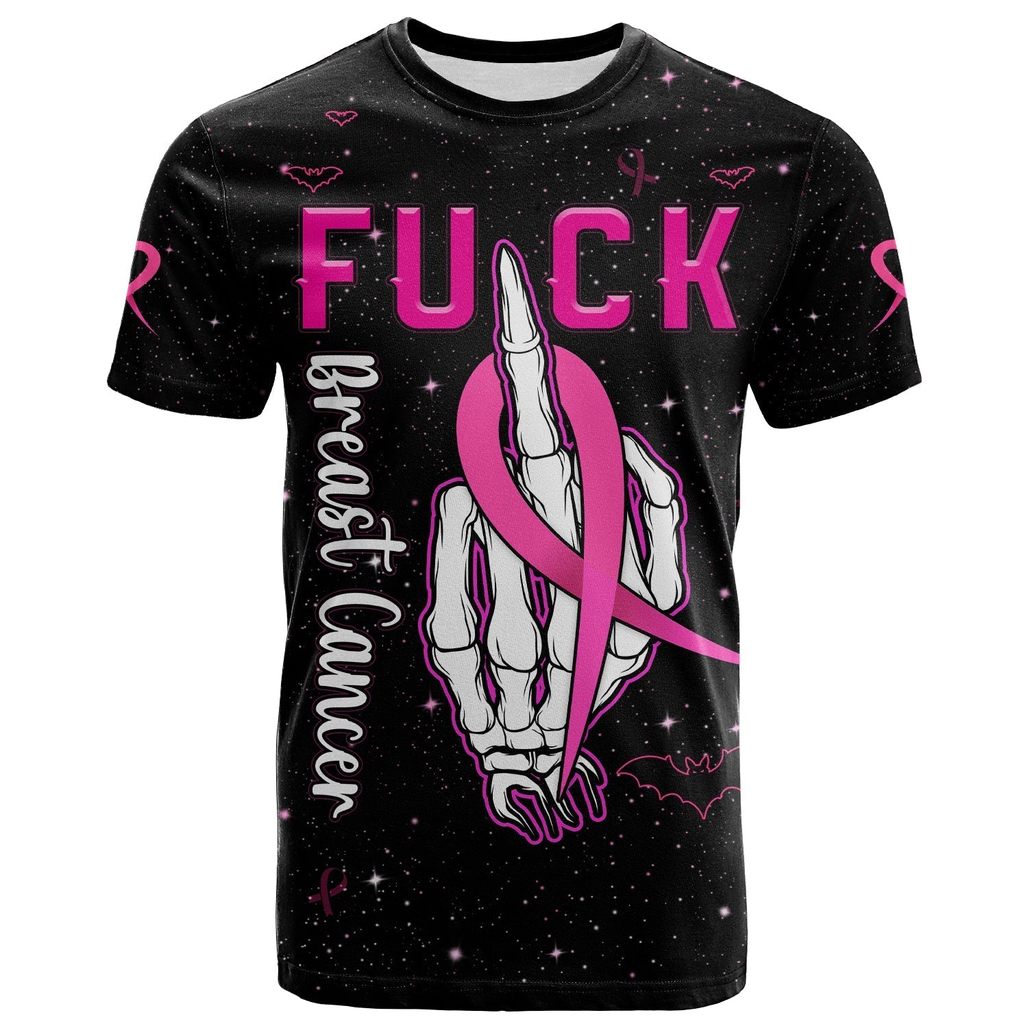 custom-personalised-breast-cancer-t-shirt-skull-finger-fuckkk-breast-cancer-black-ver02