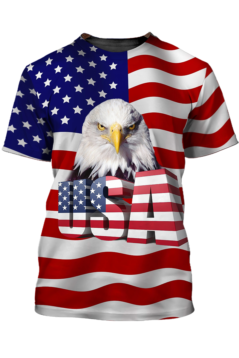 eagle-american-flag-t-shirt