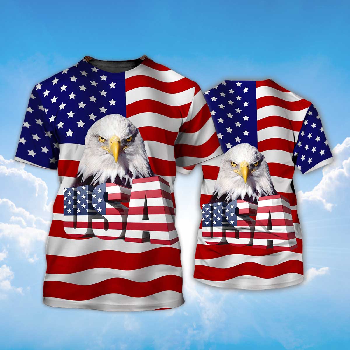 eagle-american-flag-t-shirt