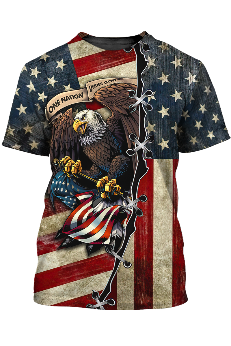 eagle-america-t-shirt-t-shirt-one-nation-under-god-t-shirt