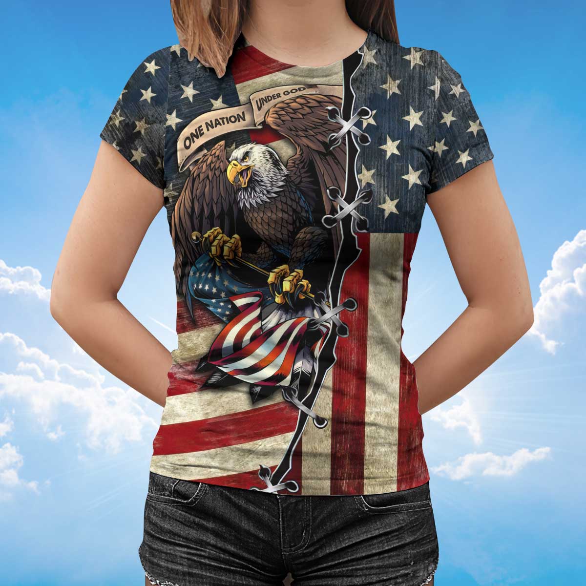 eagle-america-t-shirt-t-shirt-one-nation-under-god-t-shirt