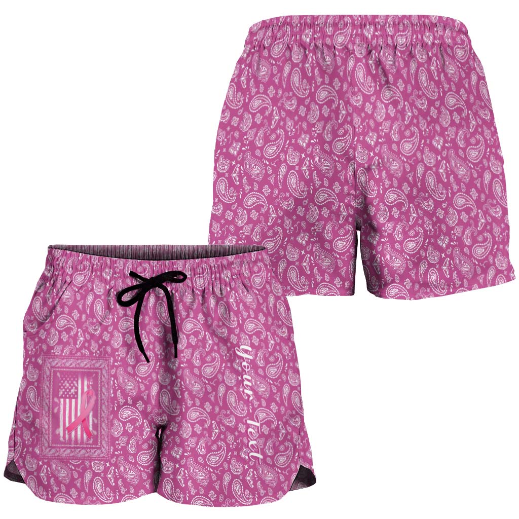 custom-personalised-breast-cancer-women-shorts-pink-paisley-pattern-in-october-we-wear-pink