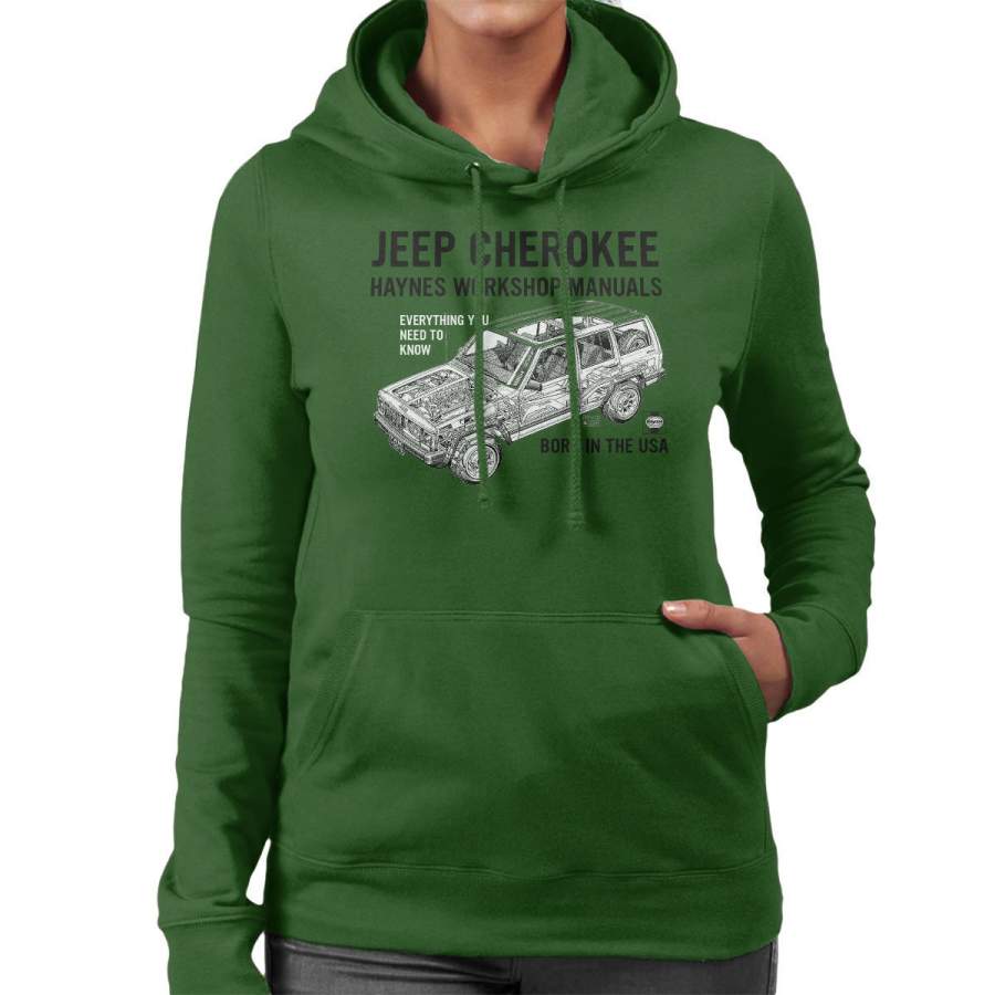 haynes-owners-workshop-manual-jeep-cherokee-black-womens-hooded-sweatshirt