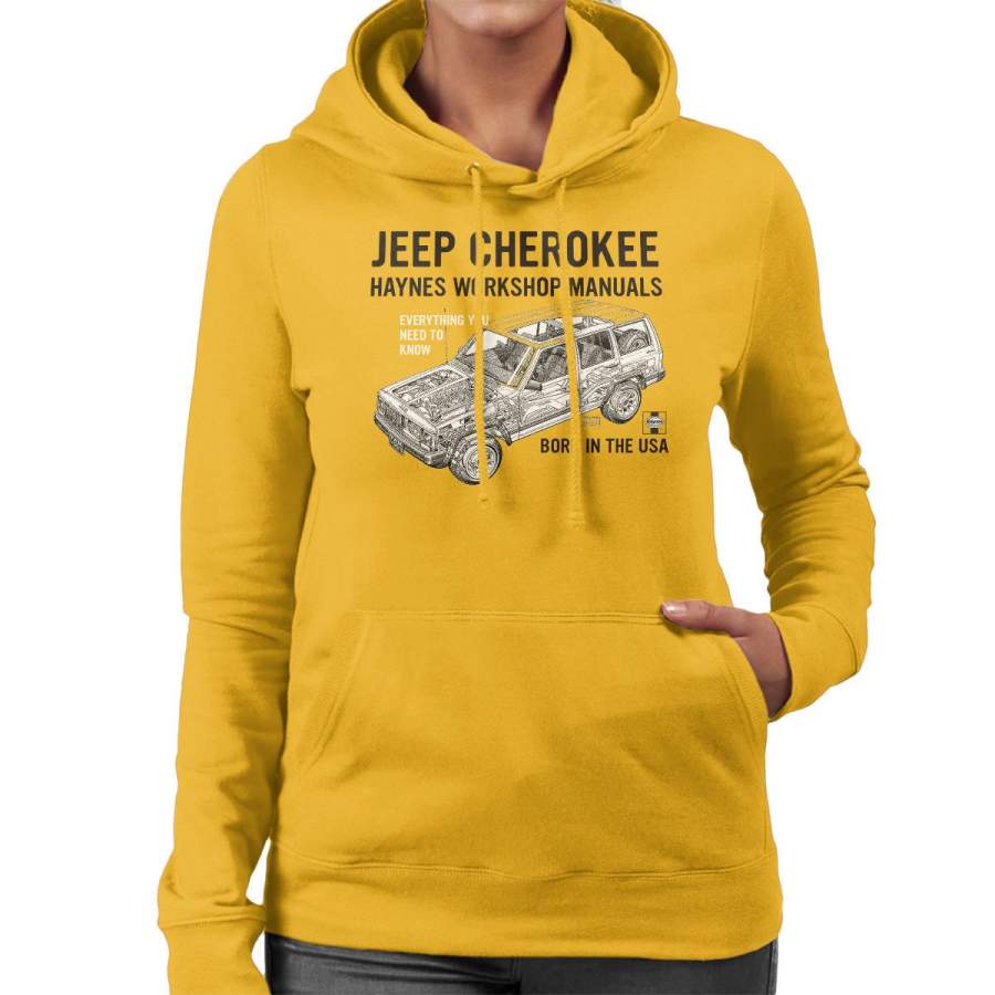 haynes-owners-workshop-manual-jeep-cherokee-black-womens-hooded-sweatshirt