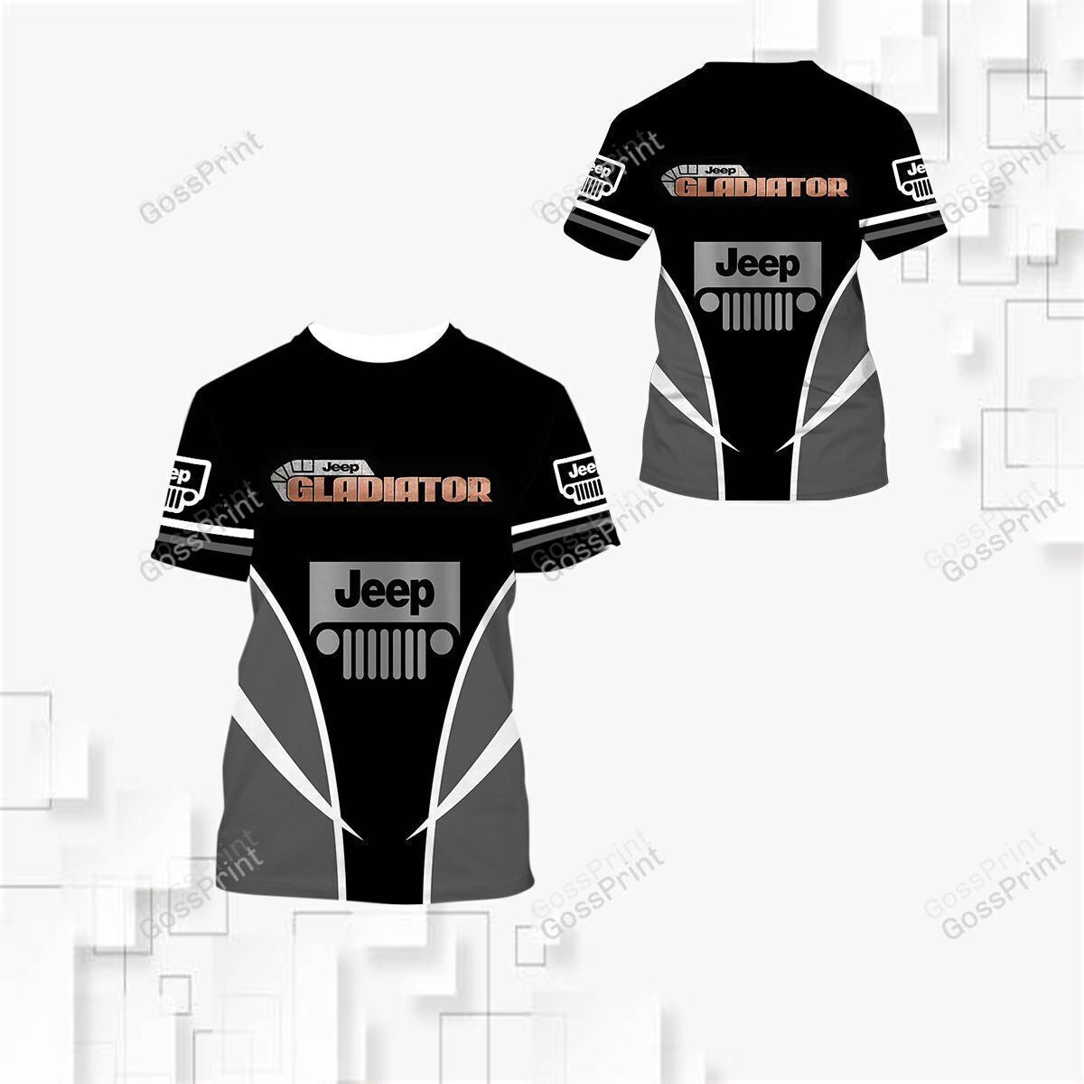 3D ALL OVER JEEP GLADIATOR SHIRT VER 13