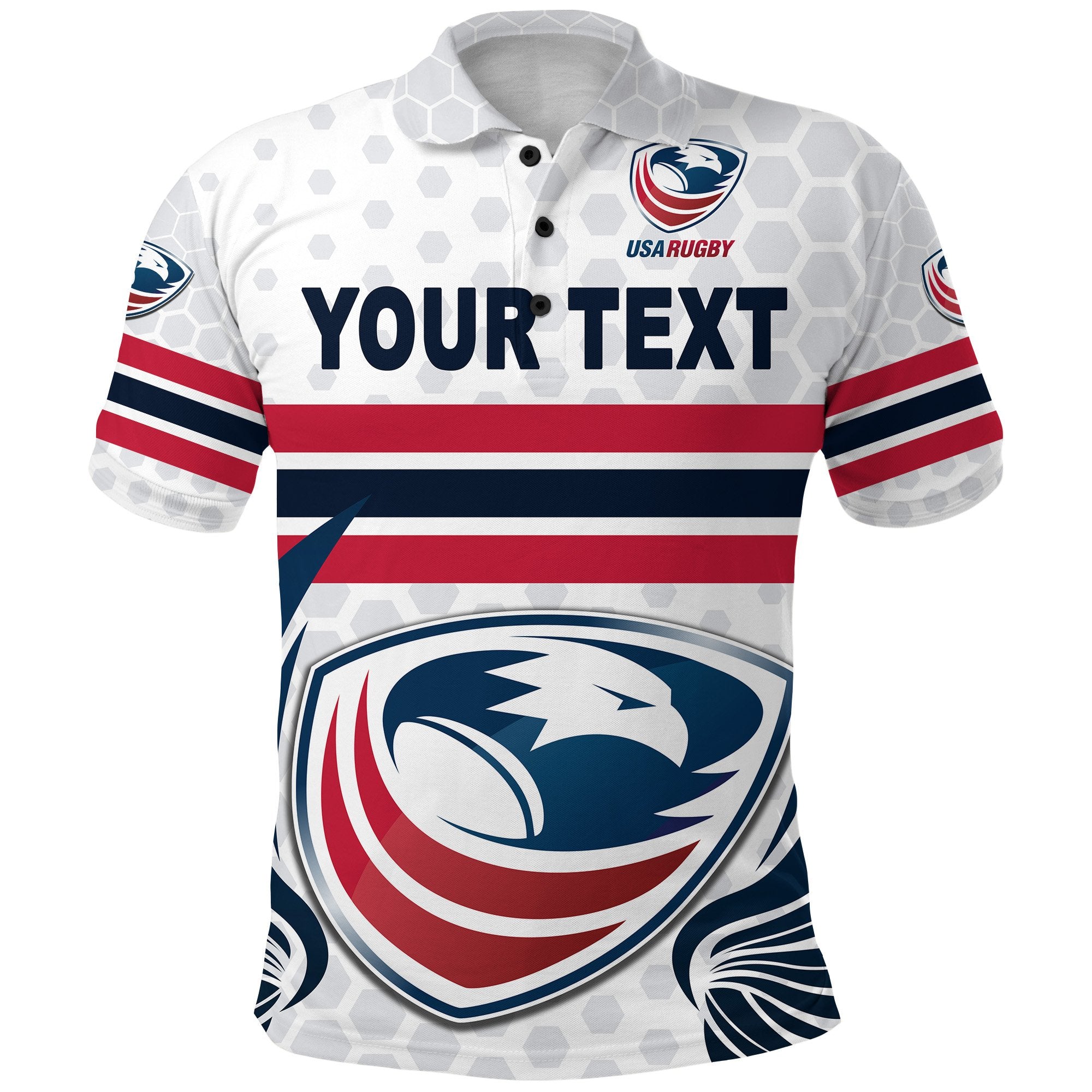custom-personalised-usa-rugby-polo-shirt-eagles-simple-style-white