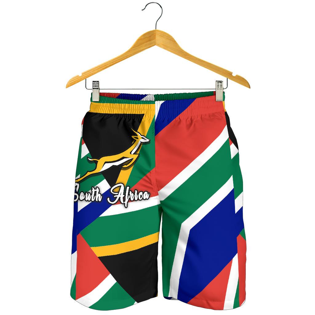 South Africa Springbok Men's Shorts Flag Patch Up Version – Aljaira