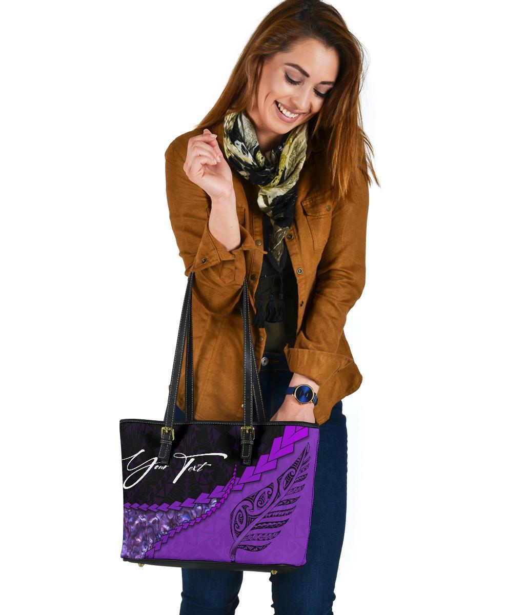 signature-custom-paua-shell-maori-silver-fern-leather-tote-bag-purple