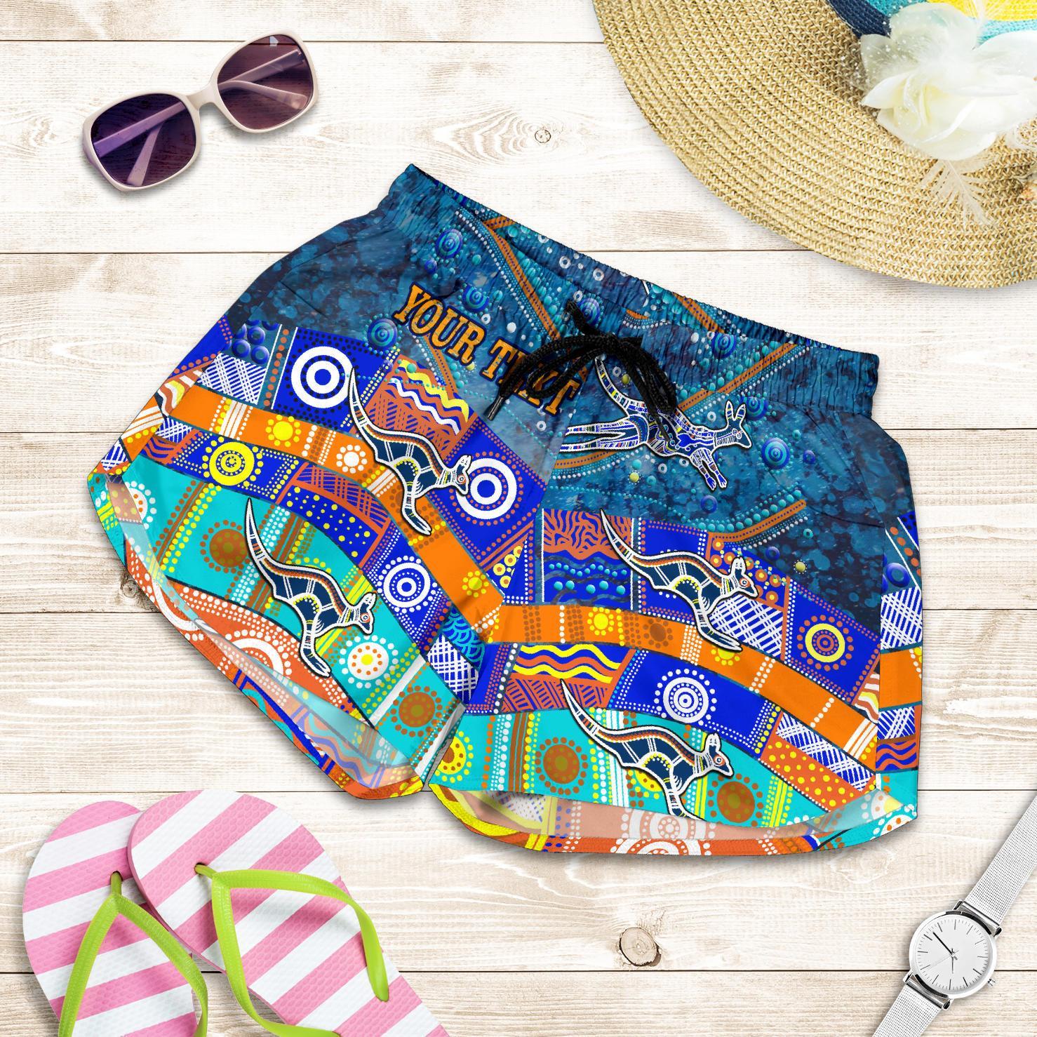 custom-text-shorts-women-kangaroo-dreaming