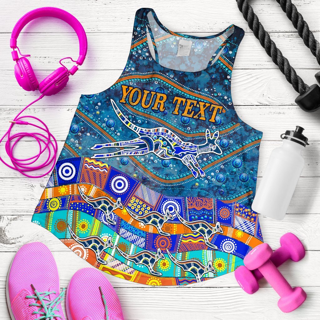 custom-text-racerback-tank-kangaroo-dreaming