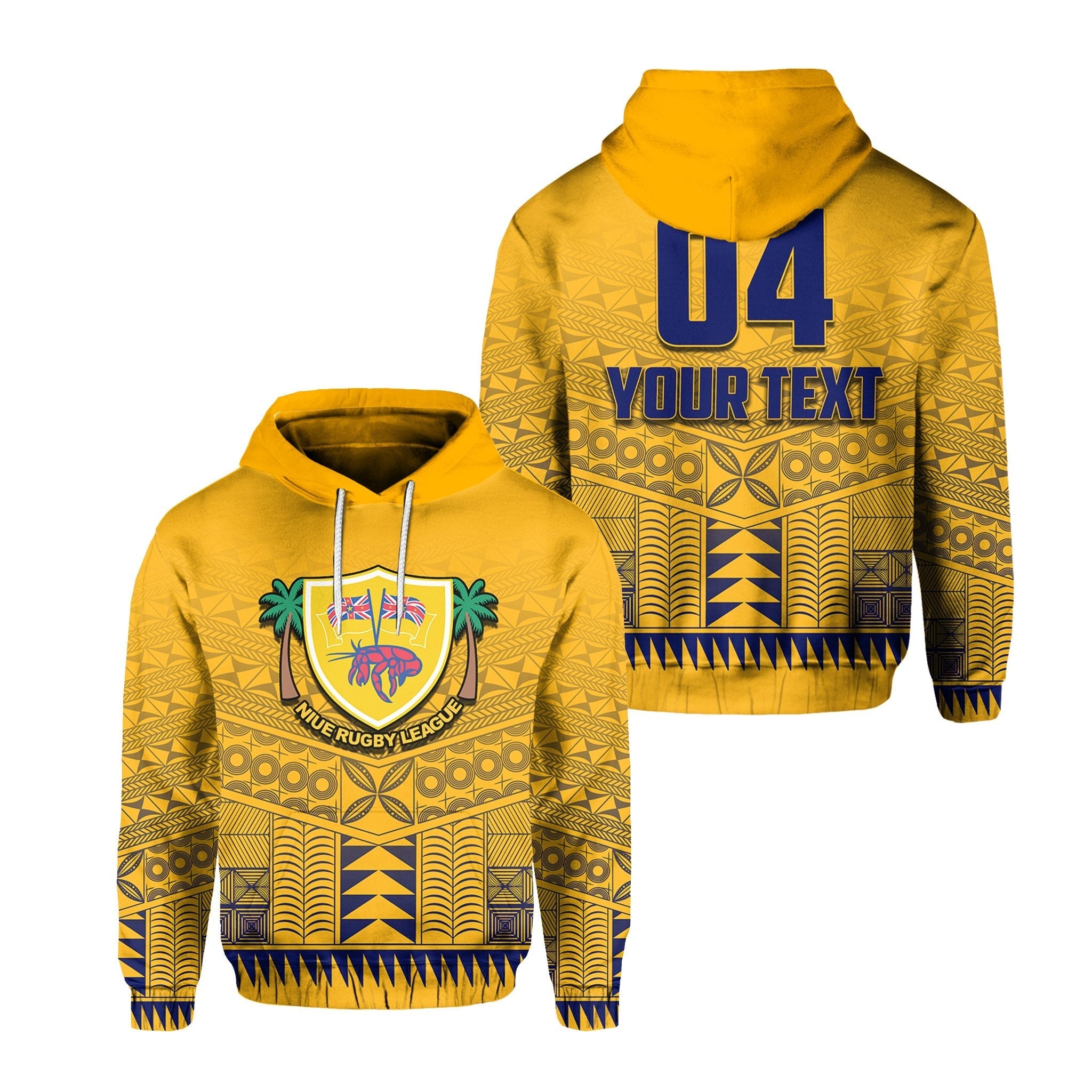 custom-text-and-number-niue-rugby-hoodie-yellow