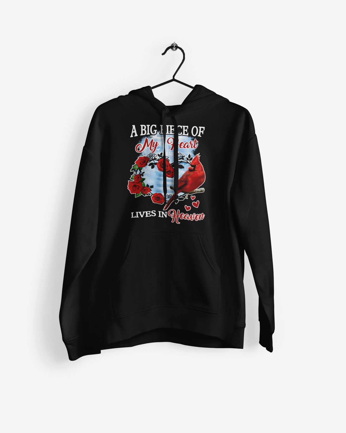 A Big Piece Of My Heart Lives In Heaven - Memory T-shirts  LT11