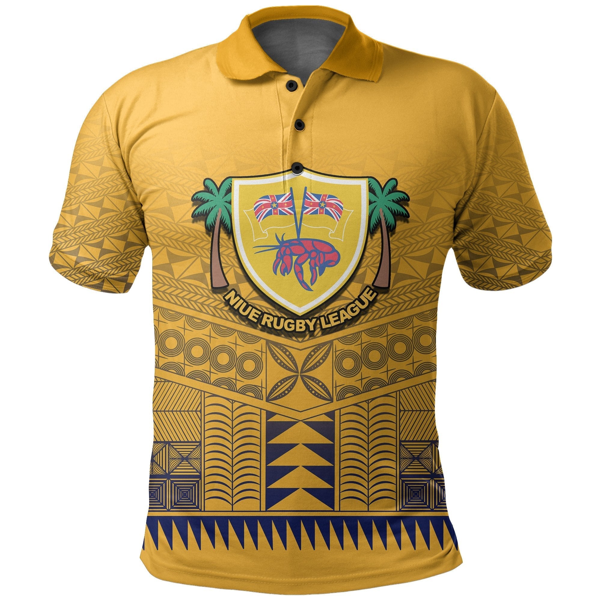 custom-text-and-number-niue-rugby-polo-shirt-yellow