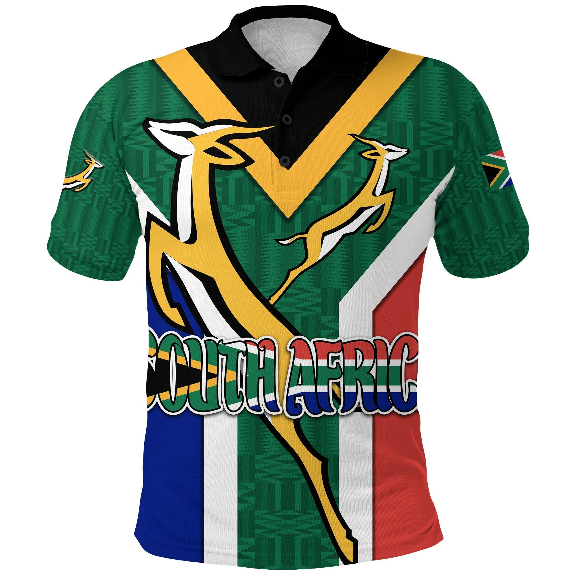 Combo Polo Shirt and Men Short South Africa Springboks Rugby Be Proud ...