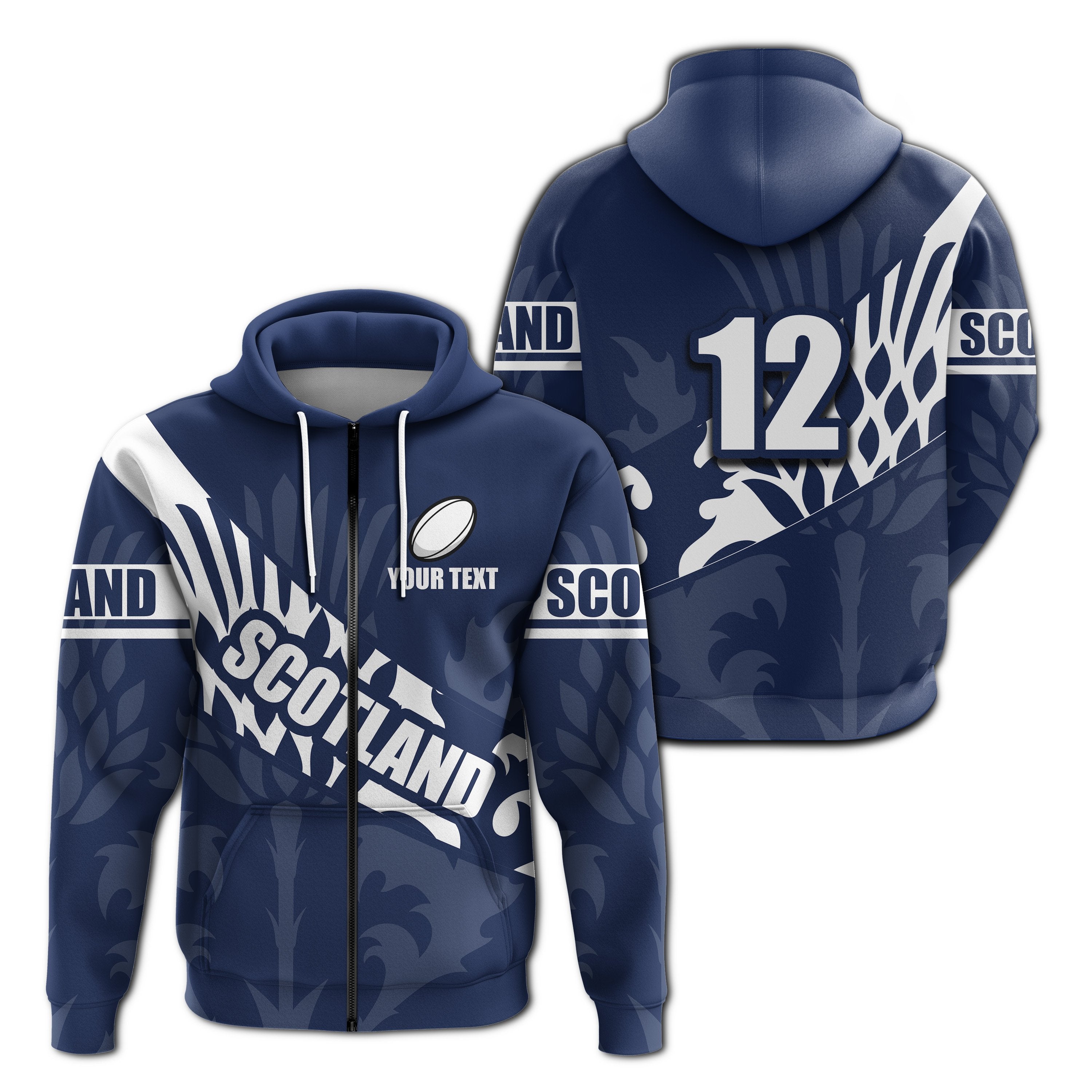 custom-personalised-scotland-rugby-zip-hoodie-sporty-style