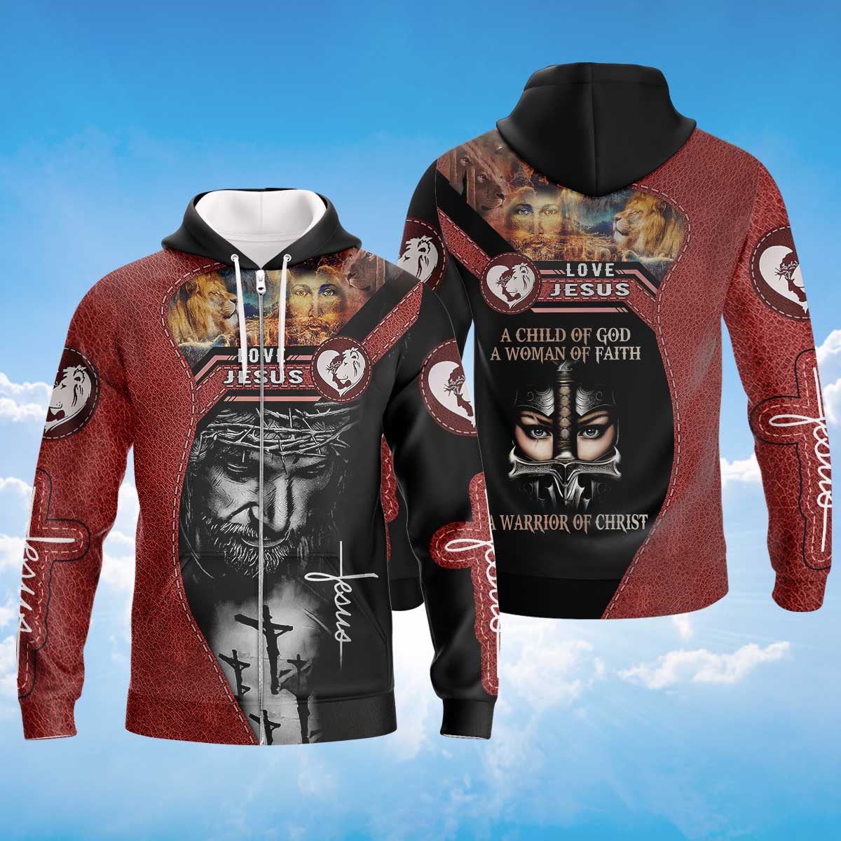 a-child-of-god-a-woman-of-faith-zipper-hoodie